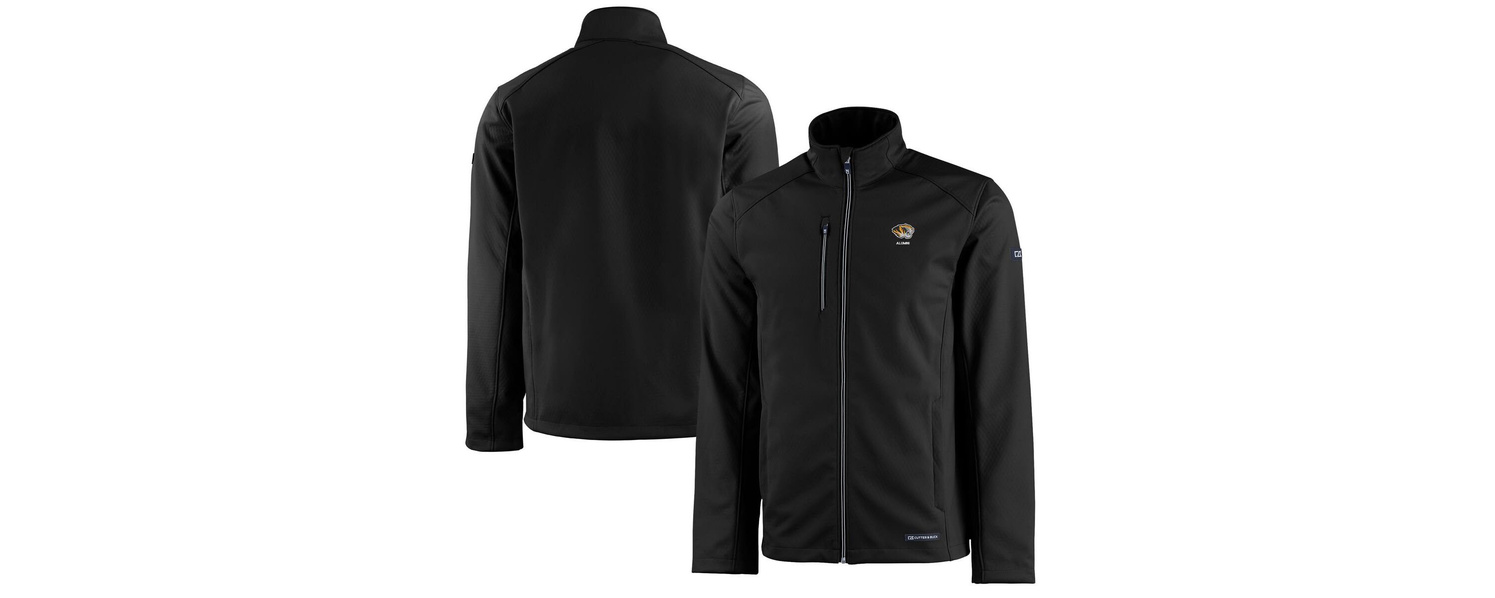 NCAA Missouri Tigers Alumni Logo Evoke Eco Softshell Recycled Full-Zip Jacket