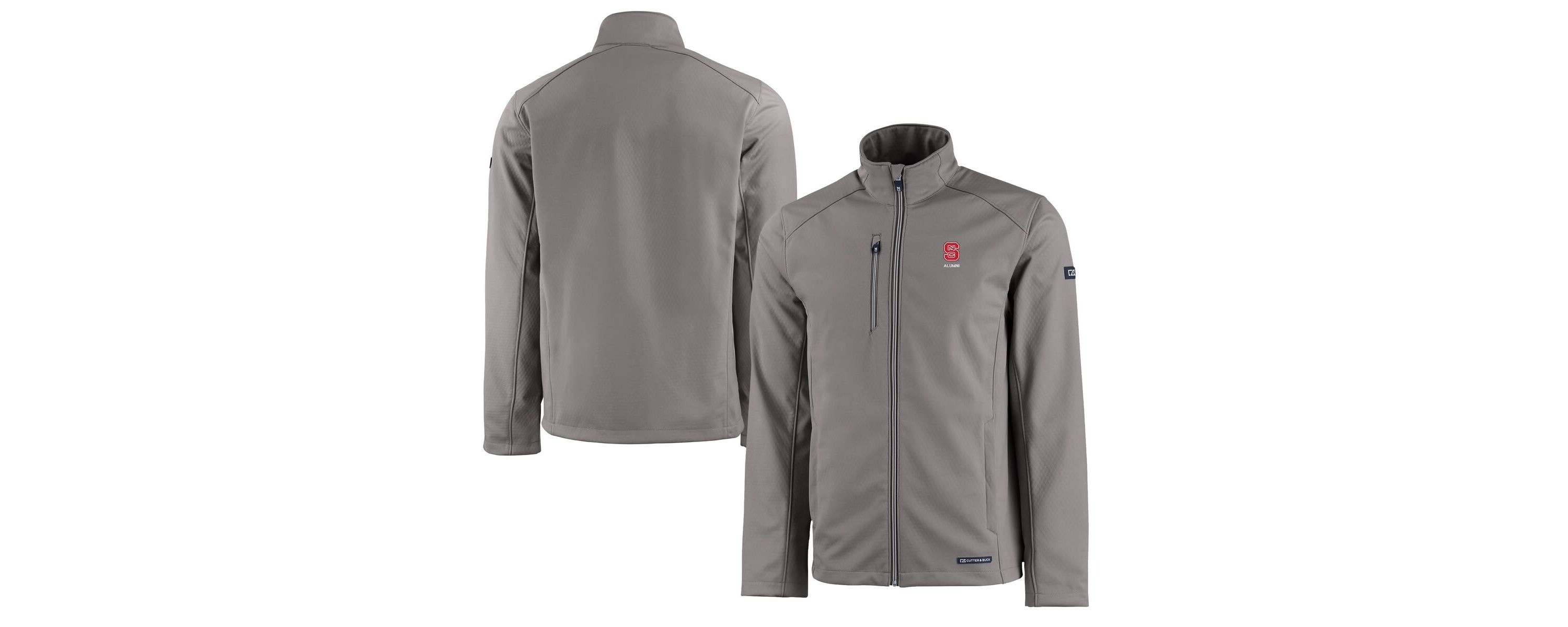 NCAA NC State Wolfpack Alumni Logo Evoke Eco Softshell Recycled Full-Zip Jacket