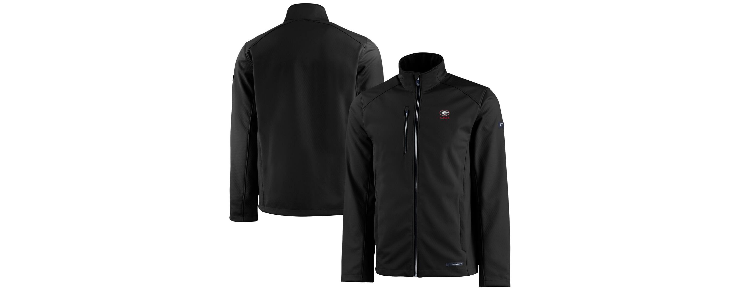 NCAA Georgia Bulldogs Alumni Logo Evoke Eco Softshell Recycled Full-Zip Jacket