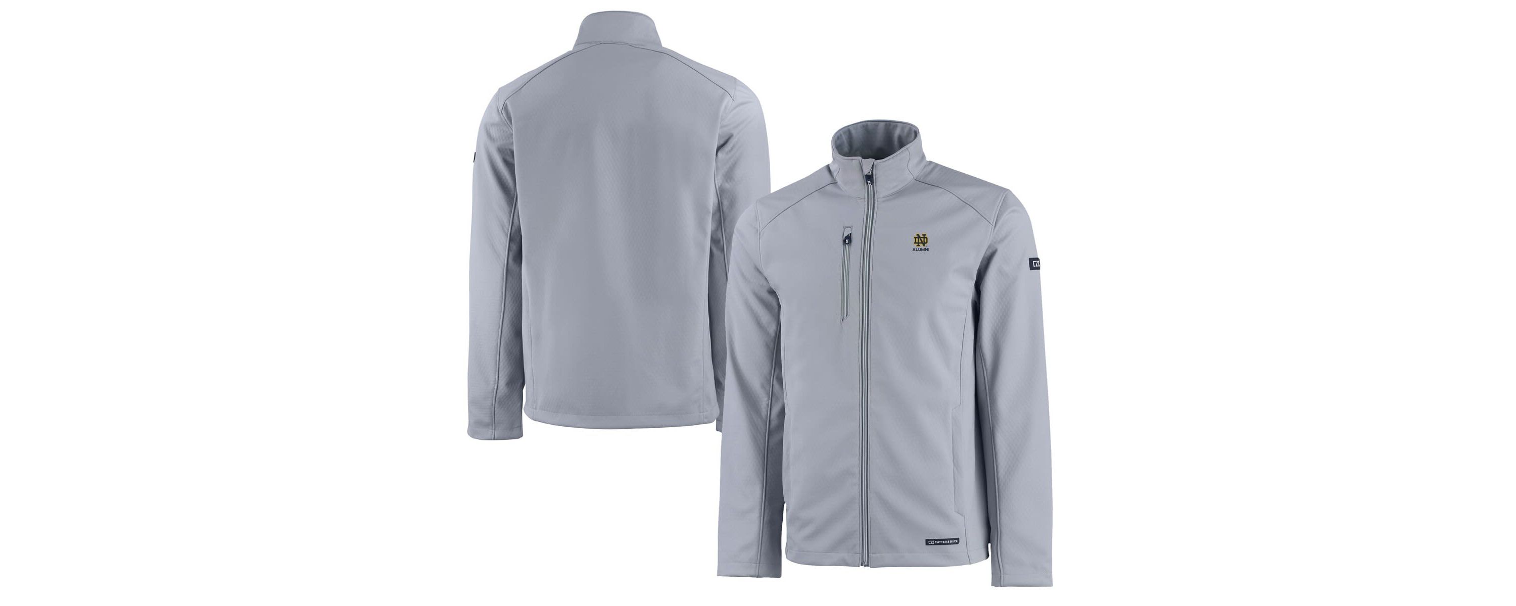 NCAA Notre Dame Fighting Irish Alumni Logo Evoke Eco Softshell Recycled Full-Zip Jacket