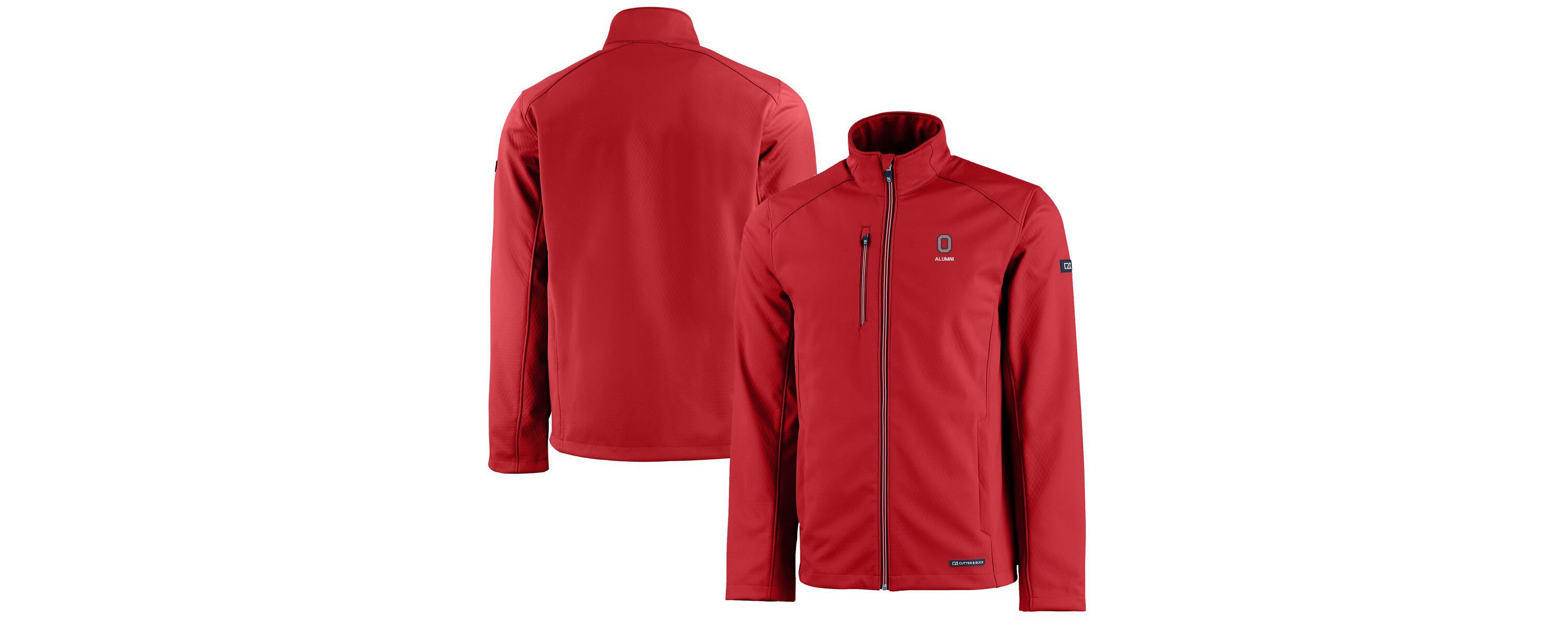 NCAA Ohio State Buckeyes Alumni Logo Evoke Eco Softshell Recycled Full-Zip Jacket