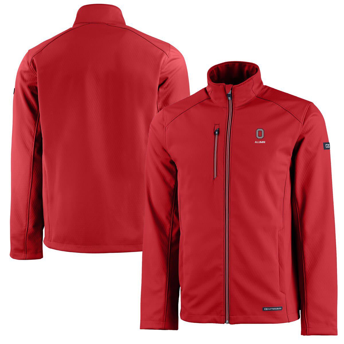NCAA Ohio State Buckeyes Alumni Logo Evoke Eco Softshell Recycled Full-Zip Jacket