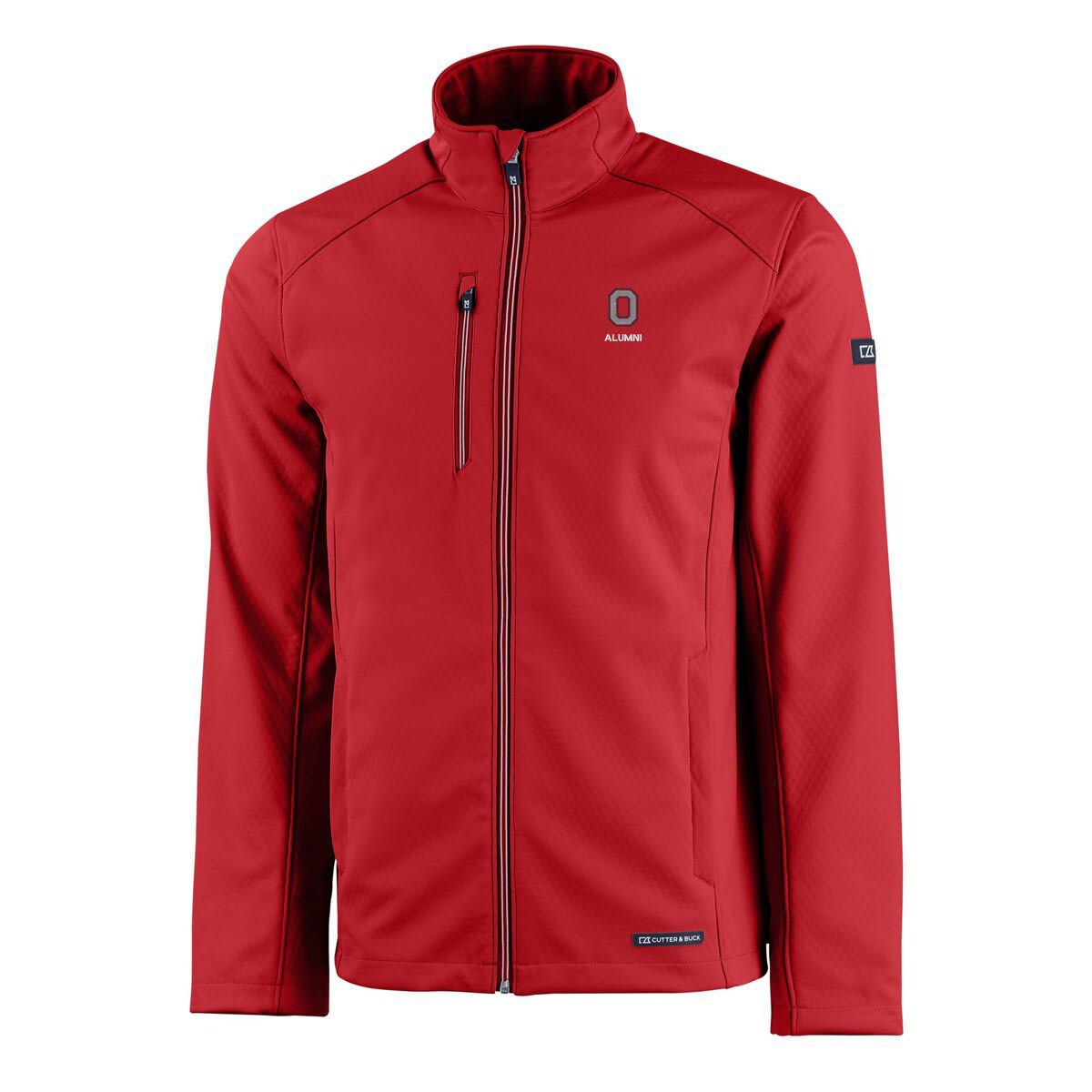 NCAA Ohio State Buckeyes Alumni Logo Evoke Eco Softshell Recycled Full-Zip Jacket