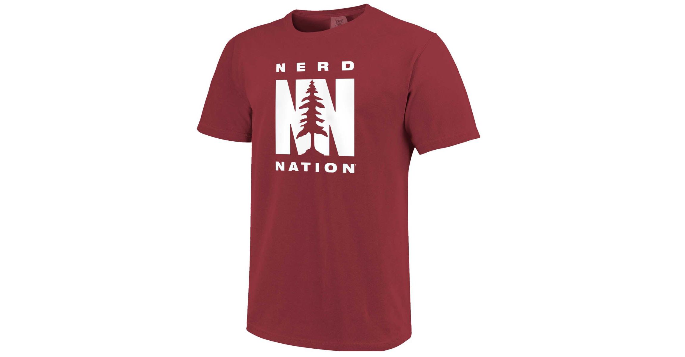 Stanford Cardinal NCAA Stanford Alumni Nerd Nation Comfort Color T-Shirt