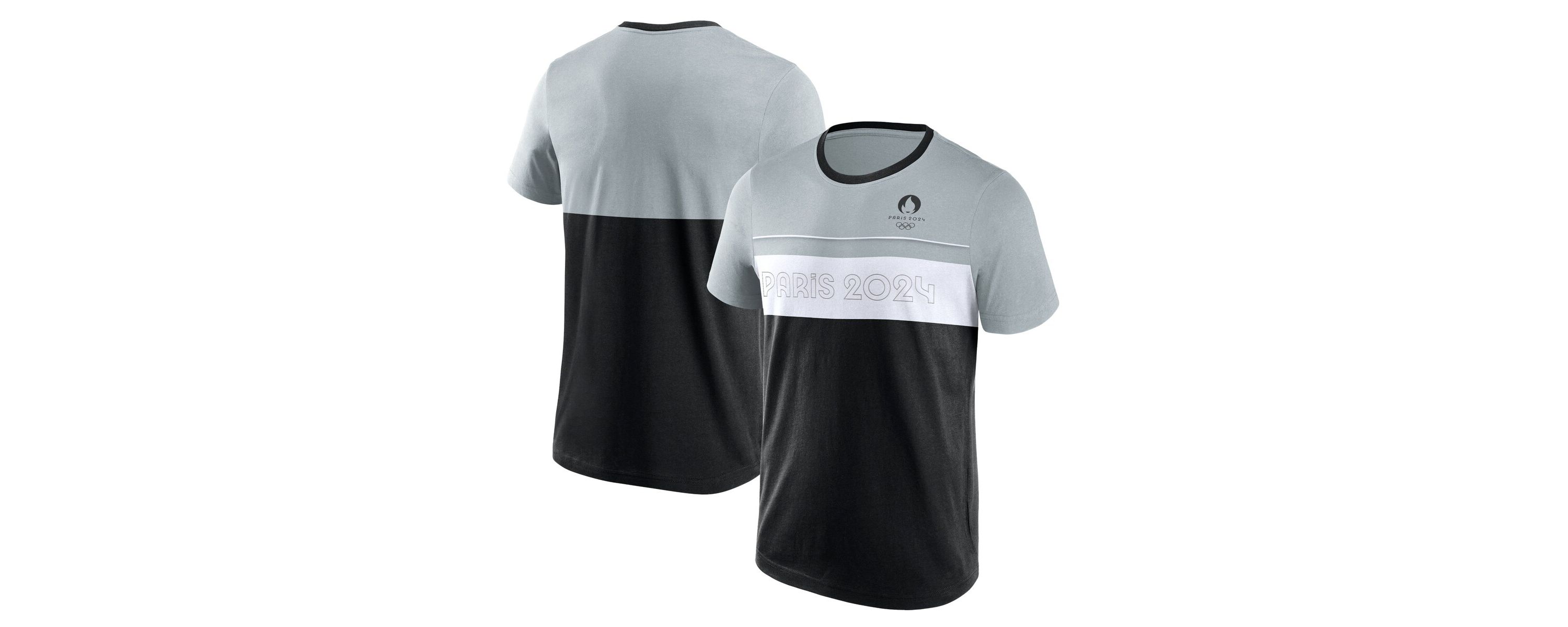 IOC Fanatics Paris 2024 Summer Olympics Edge Depth Outline Panel T-Shirt