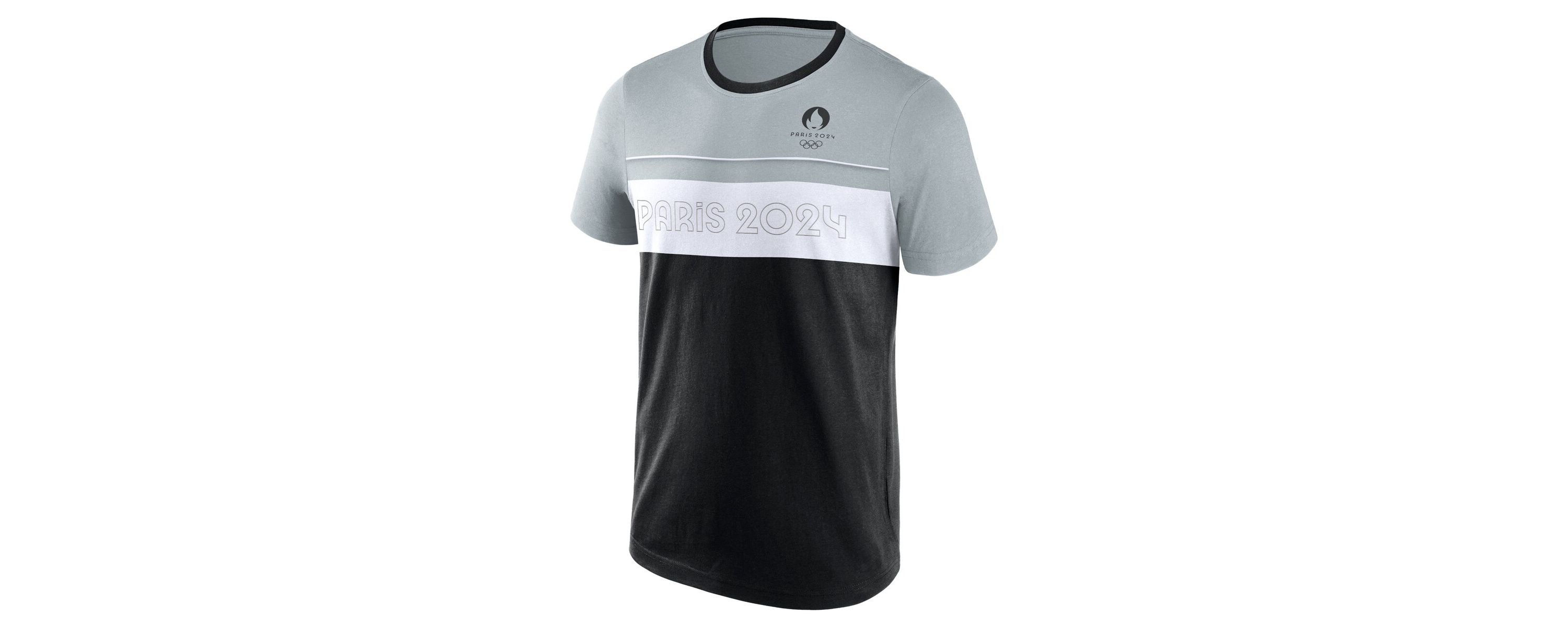 IOC Fanatics Paris 2024 Summer Olympics Edge Depth Outline Panel T-Shirt
