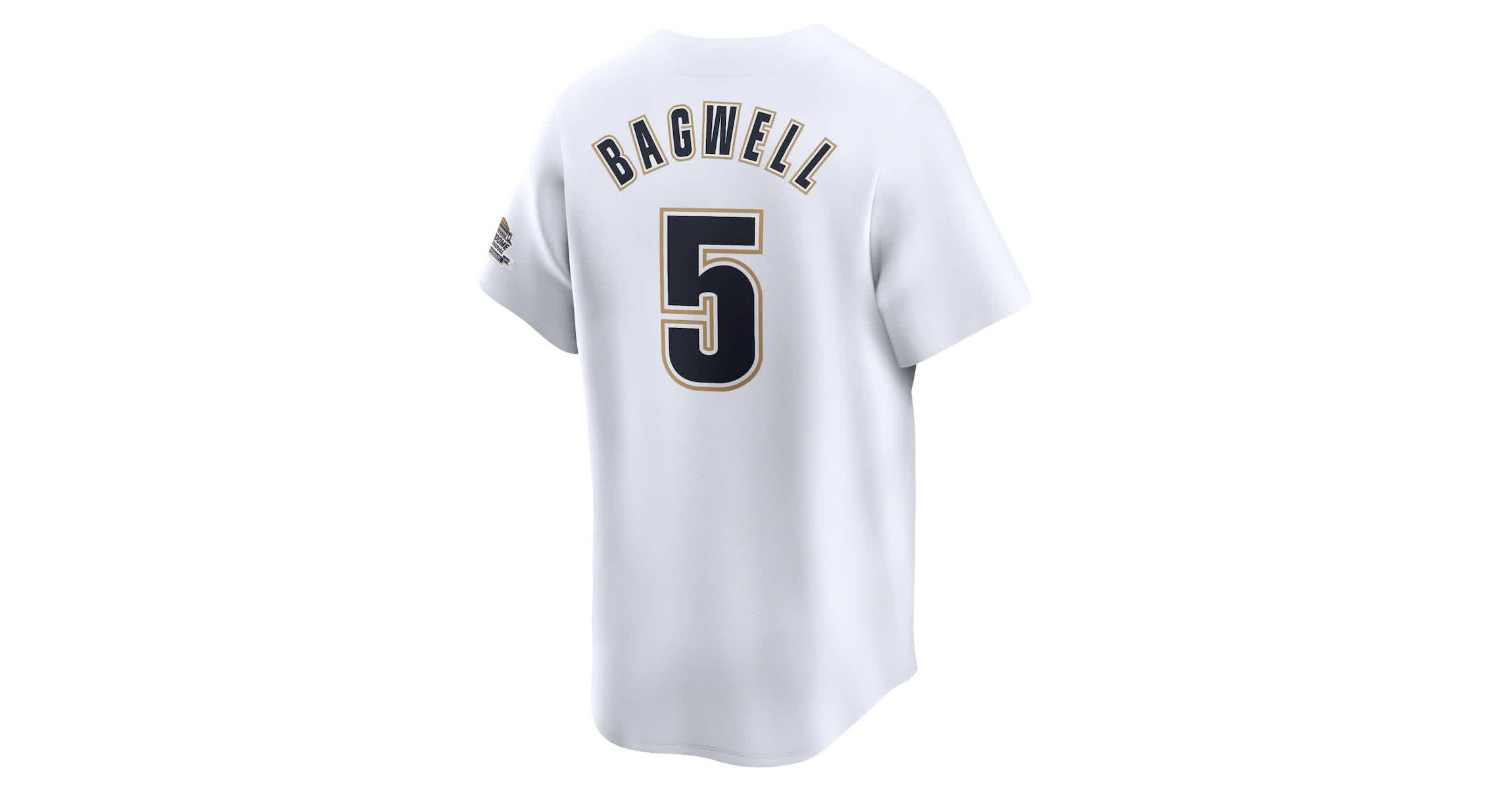 MLB Nike Jeff Bagwell Houston Astros Throwback Cooperstown Collection Limited Jersey