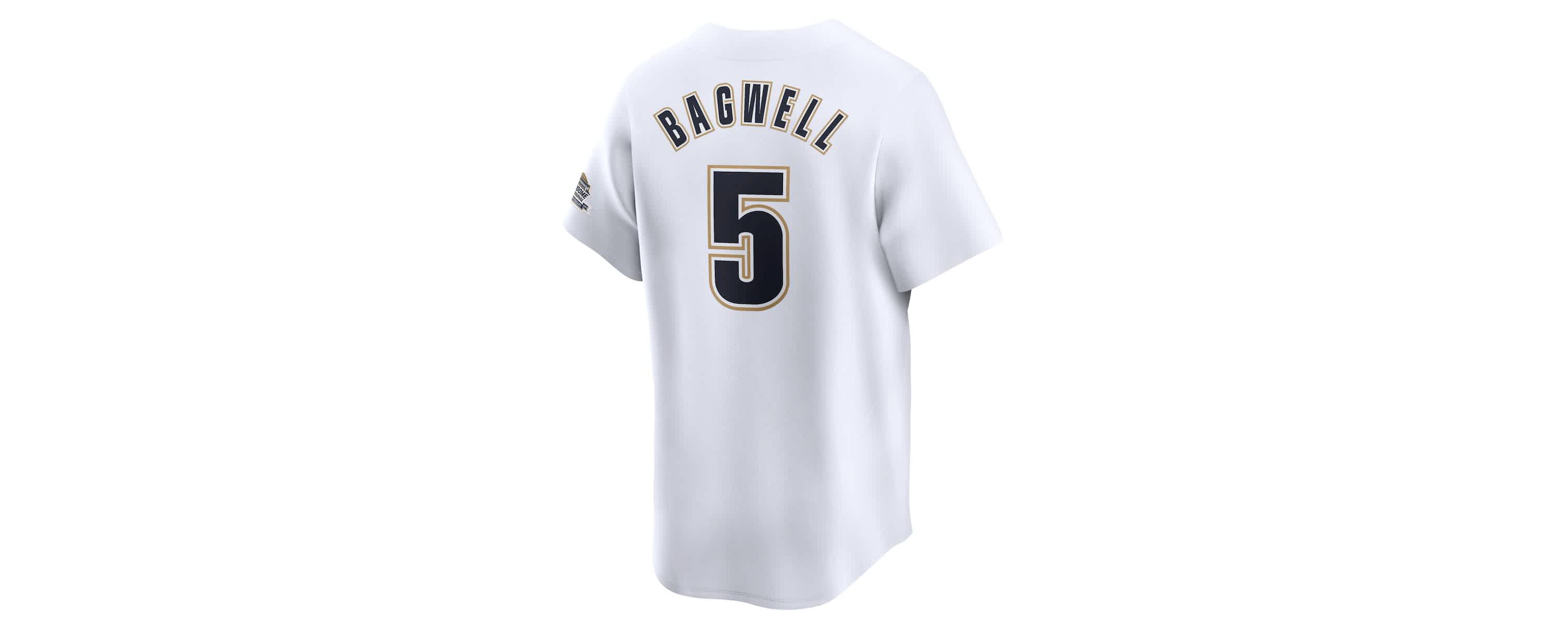 MLB Nike Jeff Bagwell Houston Astros Throwback Cooperstown Collection Limited Jersey
