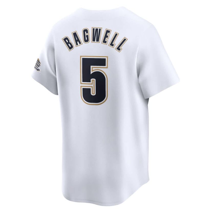 MLB Nike Jeff Bagwell Houston Astros Throwback Cooperstown Collection Limited Jersey