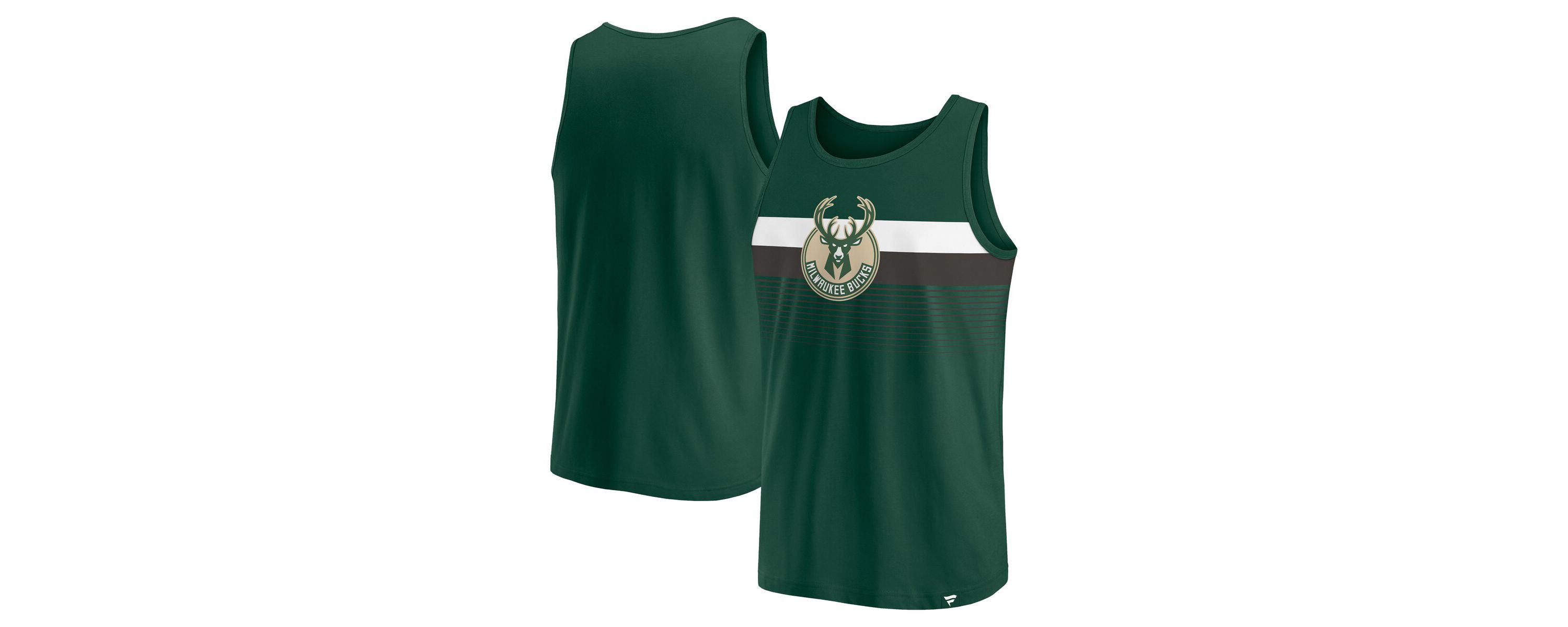 NBA Fanatics Hunter Milwaukee Bucks Wild Game Tank Top