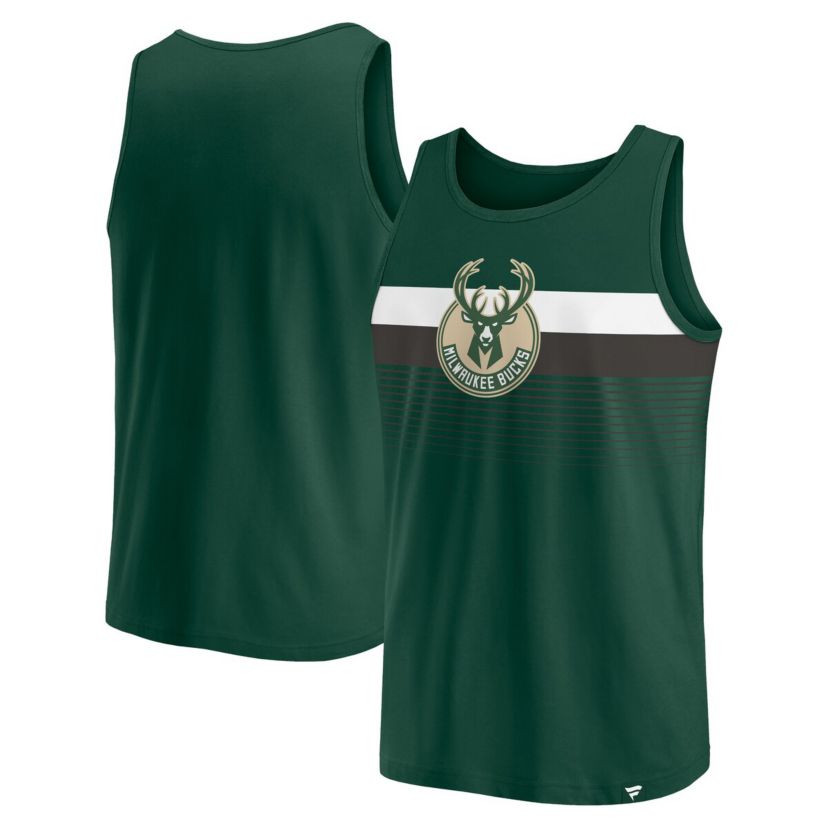 NBA Fanatics Hunter Milwaukee Bucks Wild Game Tank Top