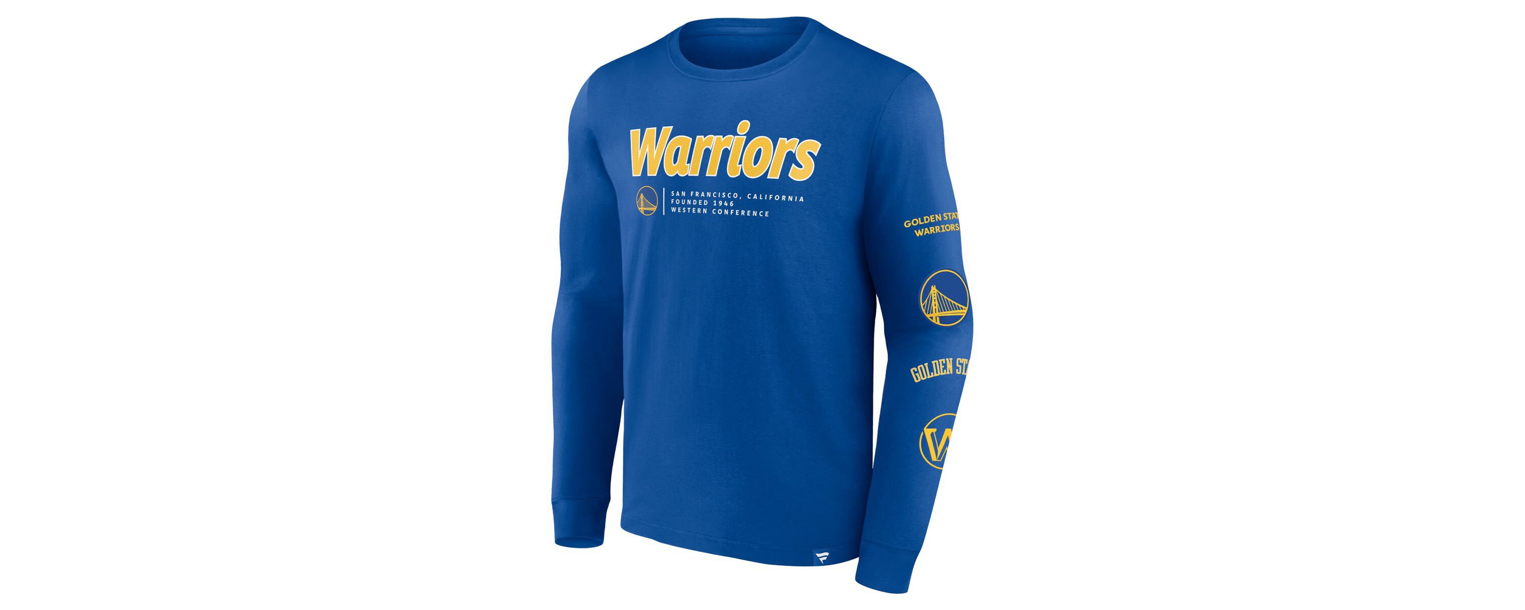 NBA Fanatics Golden State Warriors Baseline Long Sleeve T-Shirt