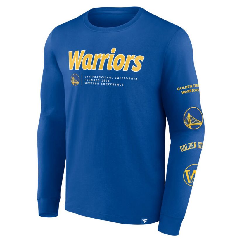 NBA Fanatics Golden State Warriors Baseline Long Sleeve T-Shirt