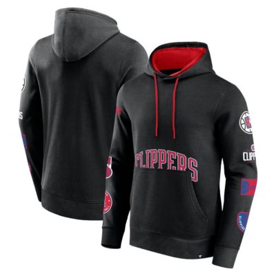 Men’s Los Angeles Clippers NBA Fanatics LA Clippers Home Court Pullover Hoodie, Black, Small