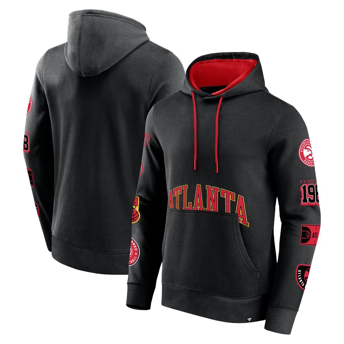 NBA Fanatics Atlanta Hawks Home Court Pullover Hoodie