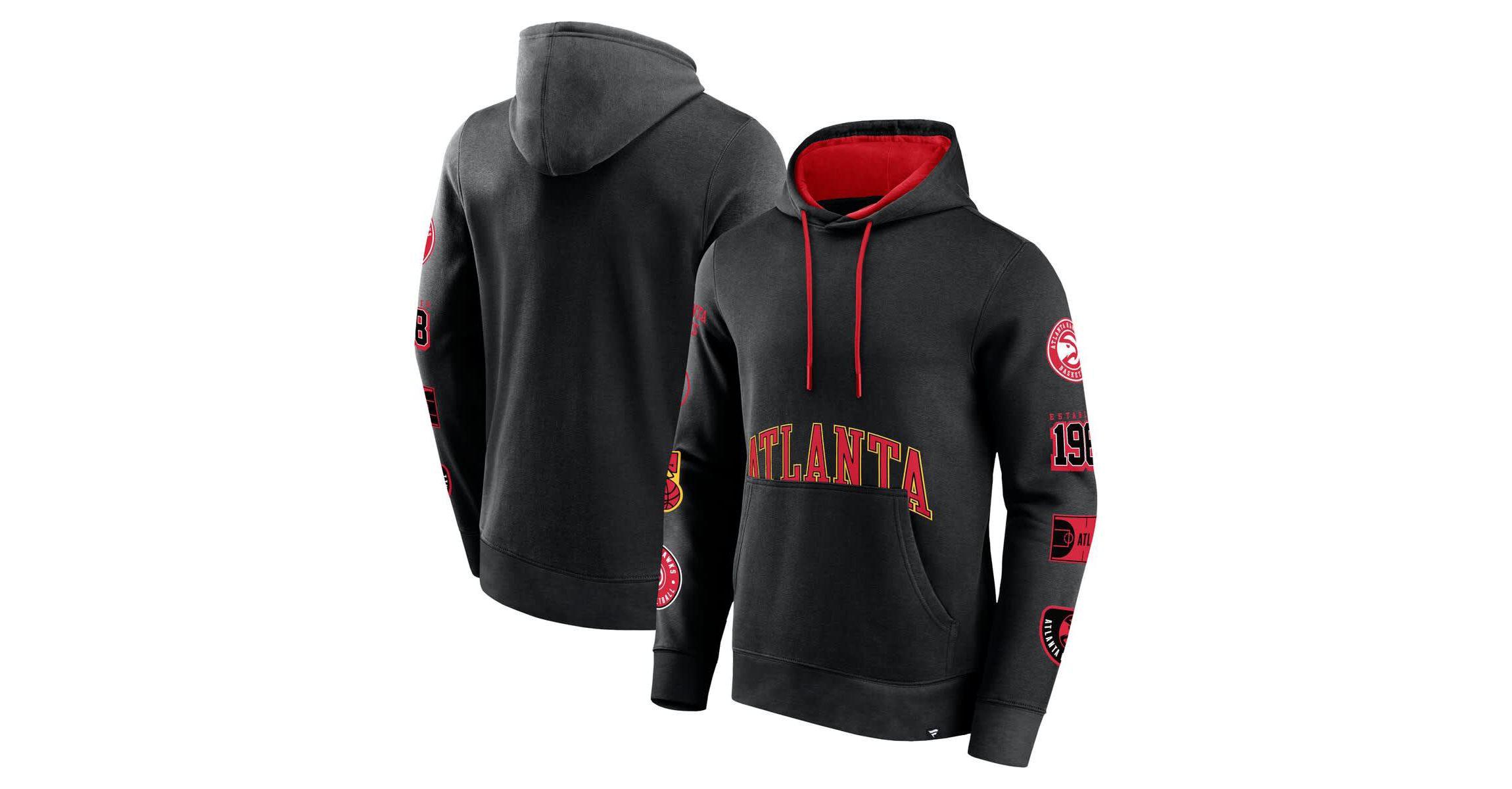 NBA Fanatics Atlanta Hawks Home Court Pullover Hoodie