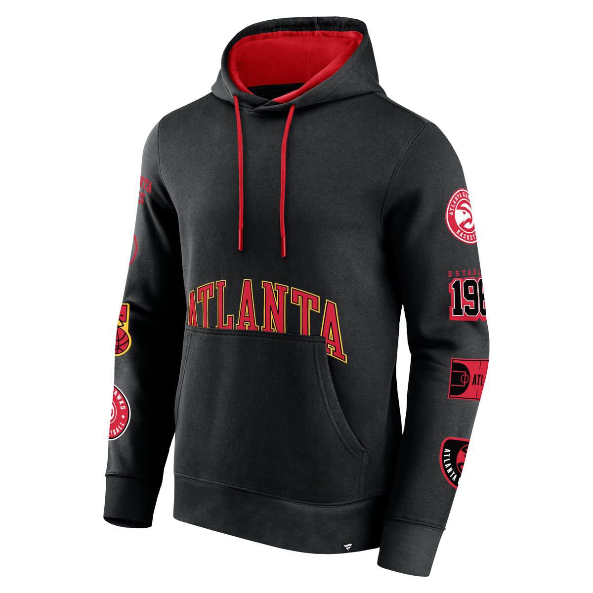 NBA Fanatics Atlanta Hawks Home Court Pullover Hoodie