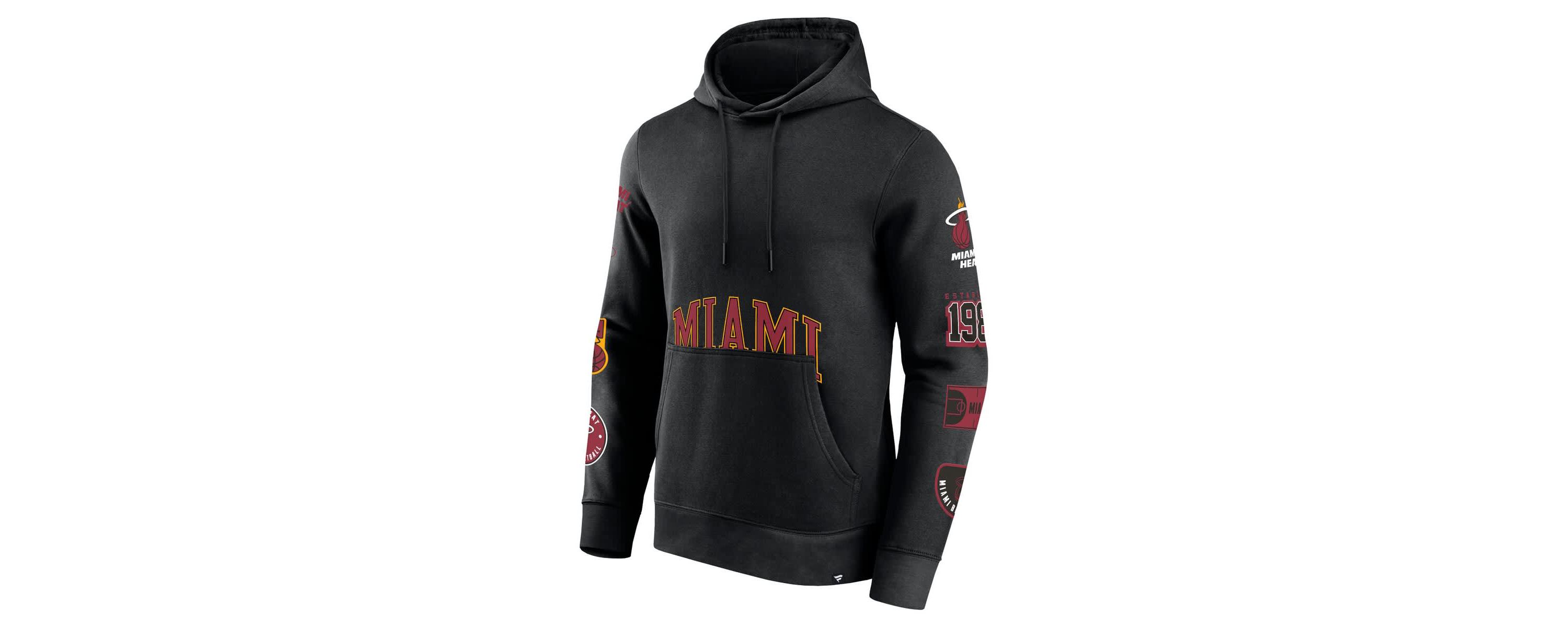NBA Fanatics Miami Heat Home Court Pullover Hoodie