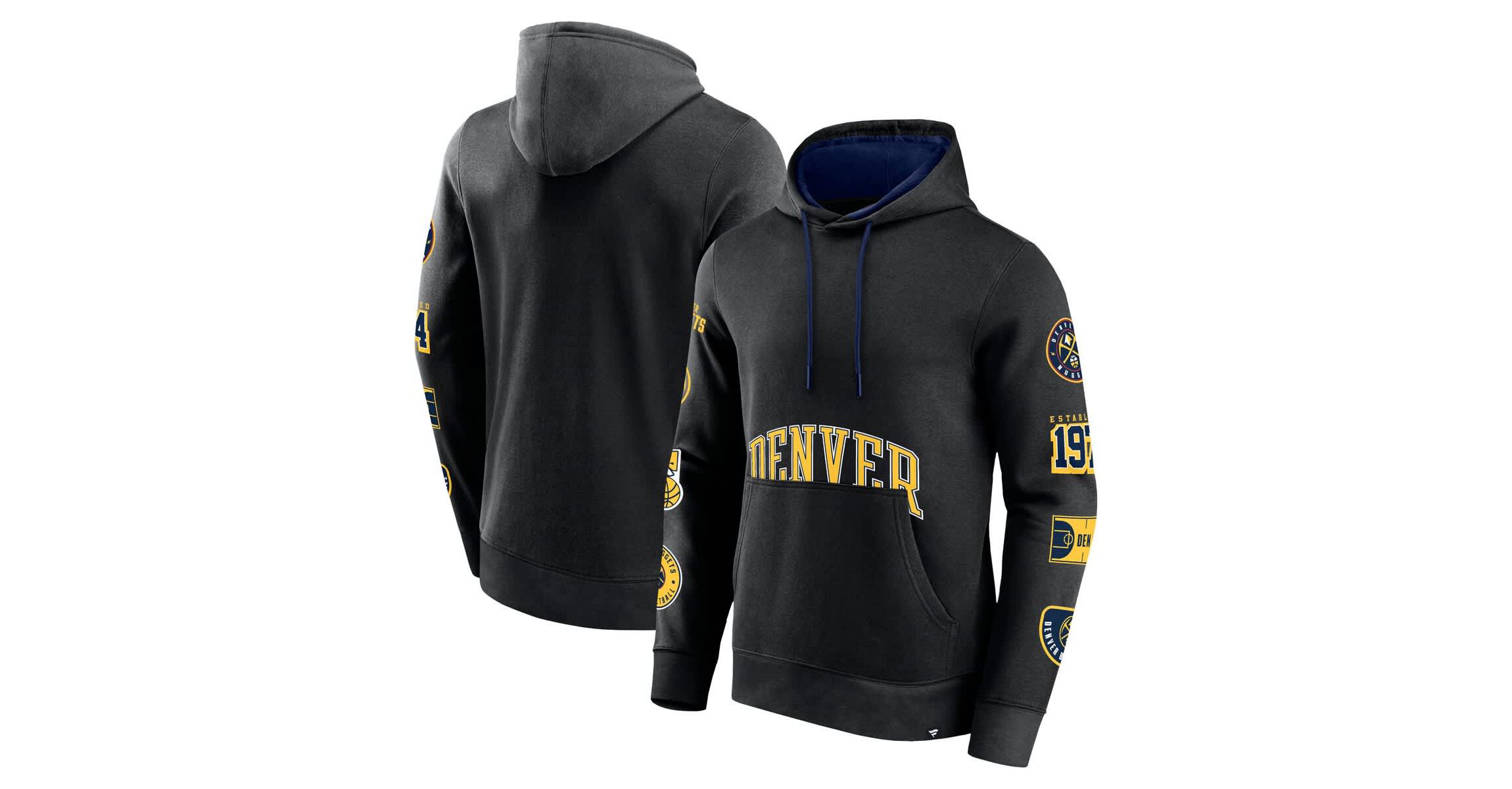 NBA Fanatics Denver Nuggets Home Court Pullover Hoodie
