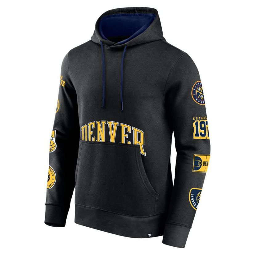 NBA Fanatics Denver Nuggets Home Court Pullover Hoodie