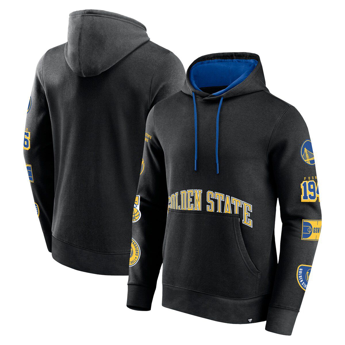 NBA Fanatics Golden State Warriors Home Court Pullover Hoodie