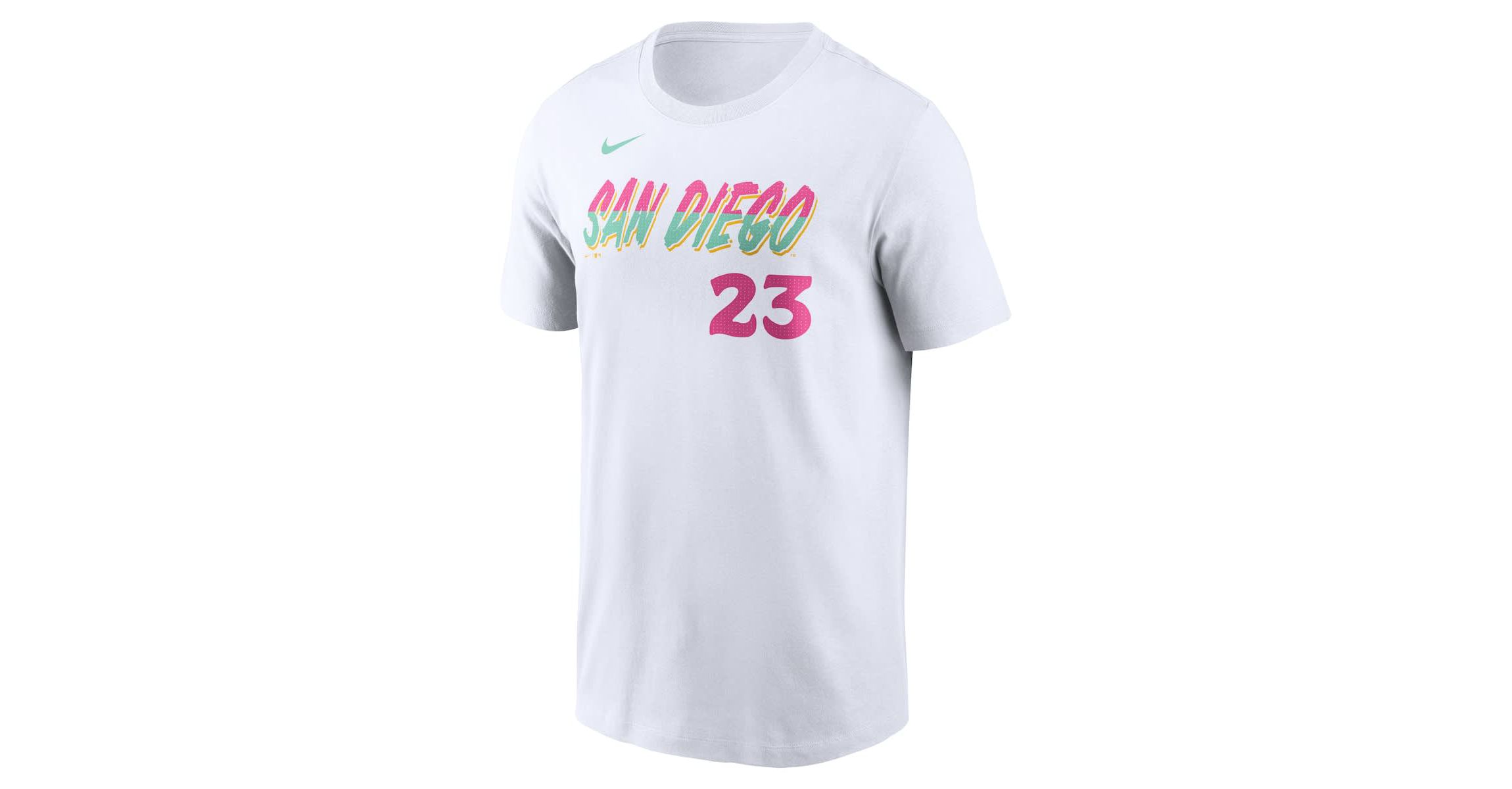 MLB Nike Fernando Tatis Jr. San Diego Padres City Connect Fuse Name & Number T-Shirt