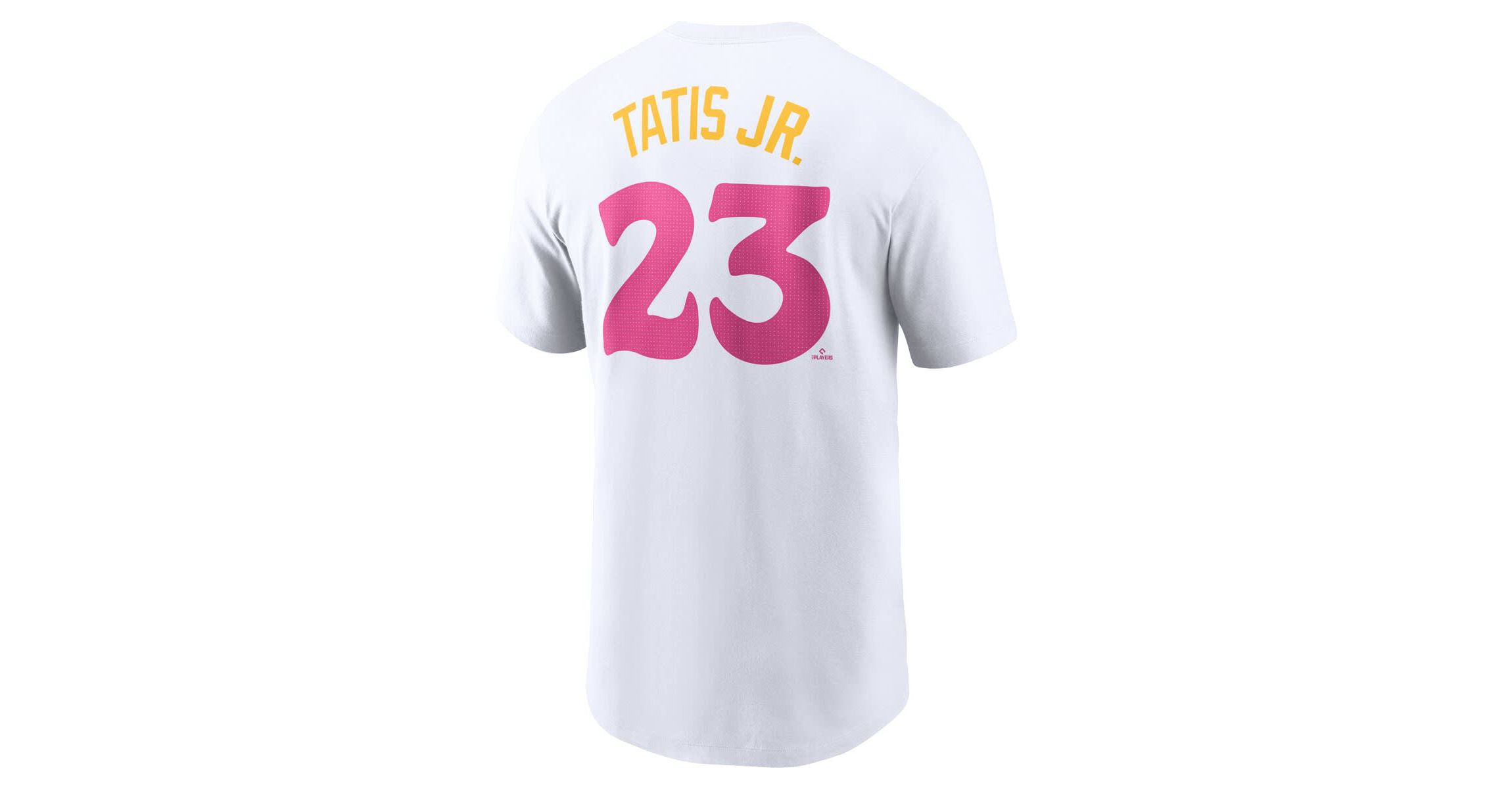 MLB Nike Fernando Tatis Jr. San Diego Padres City Connect Fuse Name & Number T-Shirt