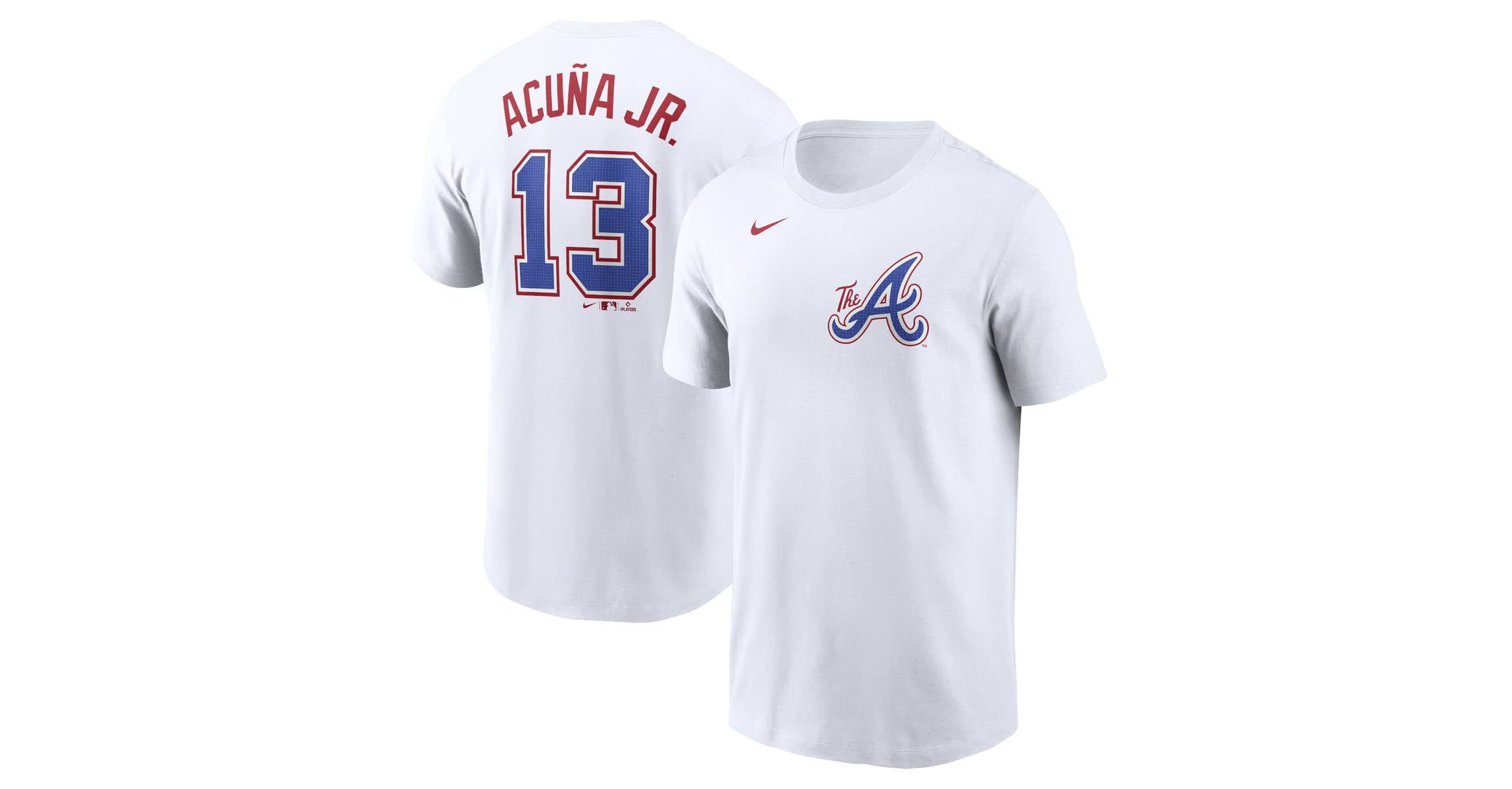 MLB Nike Ronald Acuña Jr. Atlanta Braves City Connect Fuse Name & Number T-Shirt