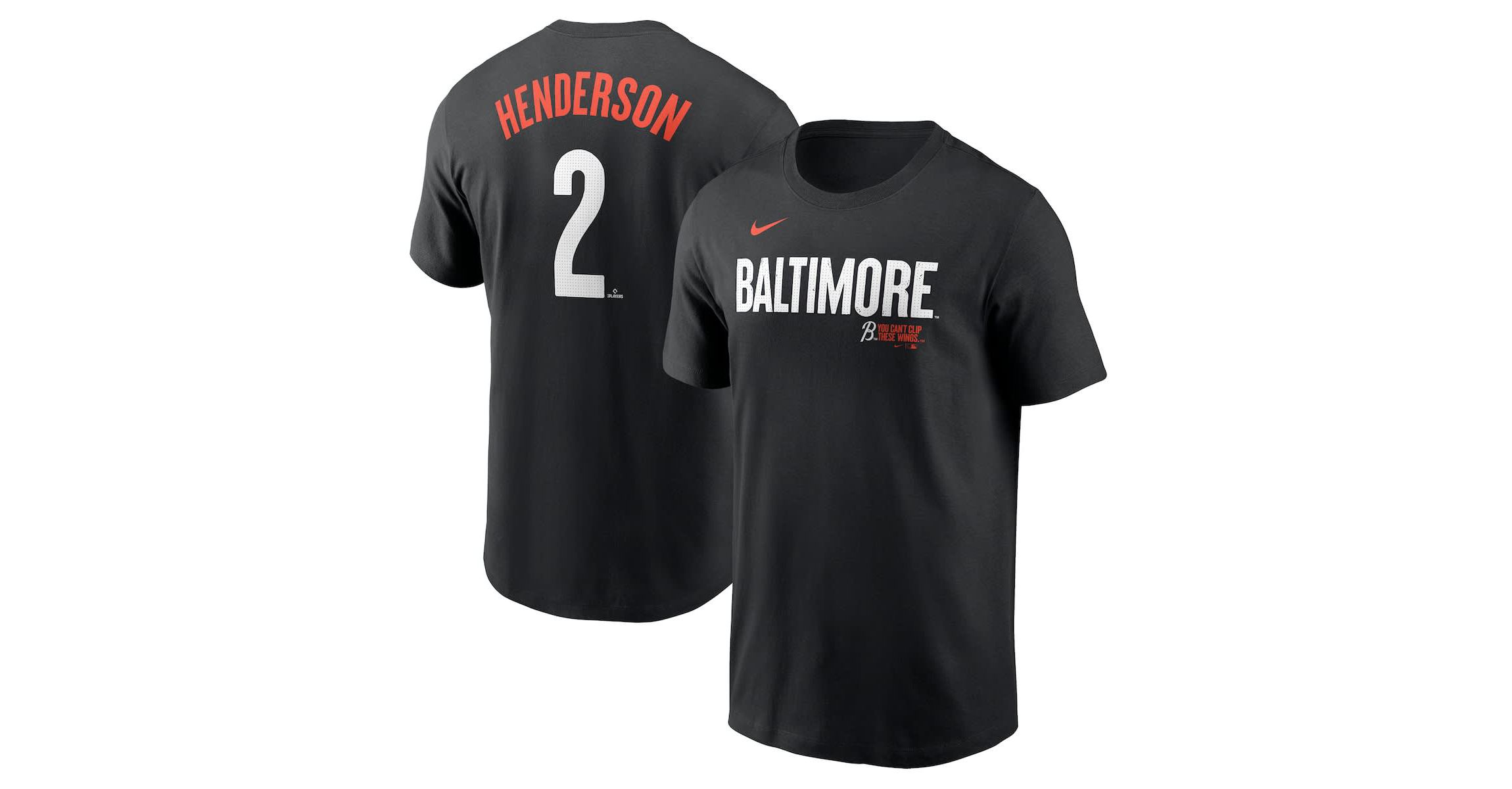 MLB Nike Gunnar Henderson Baltimore Orioles Fuse City Connect Name & Number T-Shirt