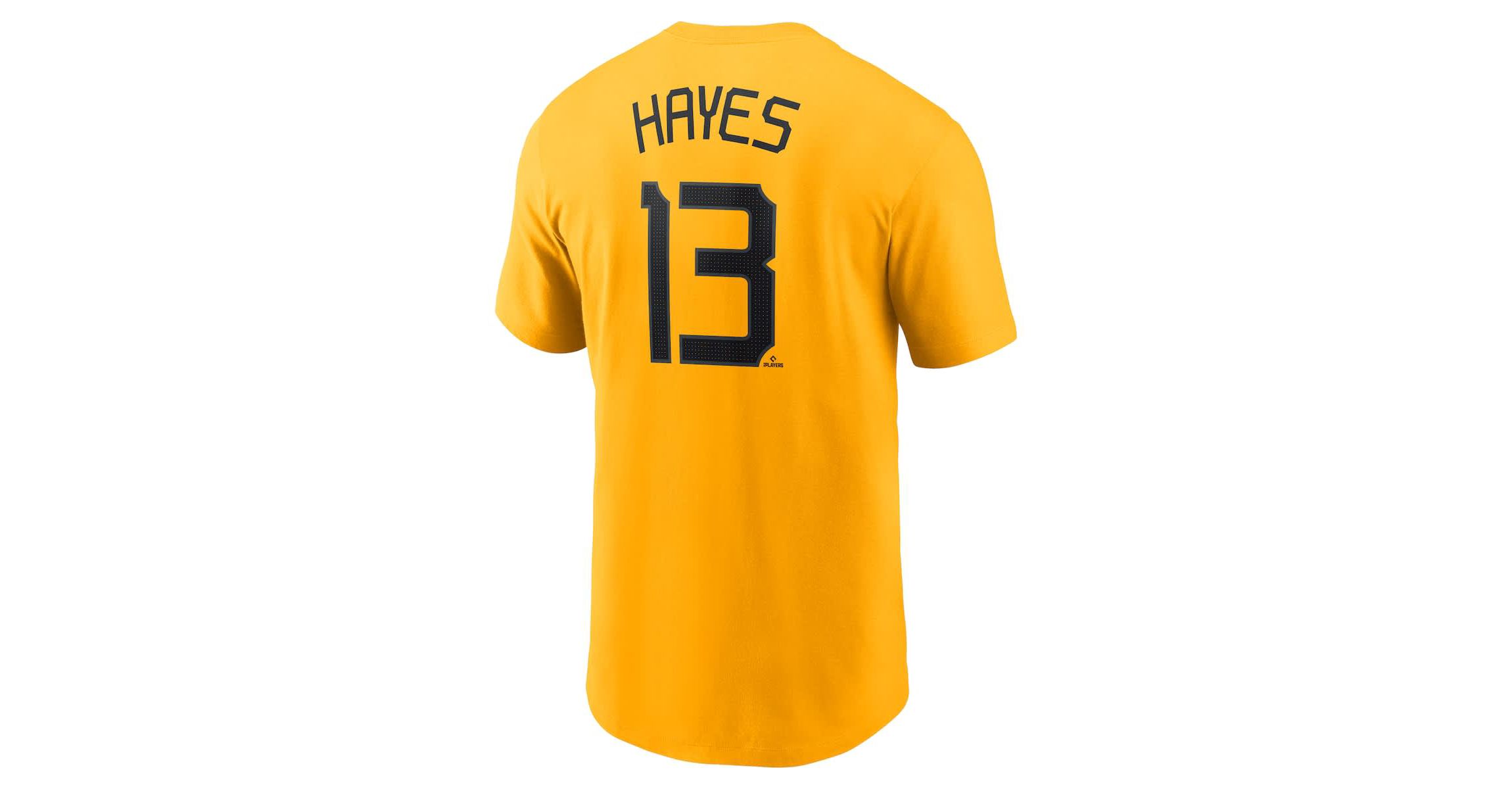 MLB Nike KeBryan Hayes Pittsburgh Pirates Fuse City Connect Name & Number T-Shirt