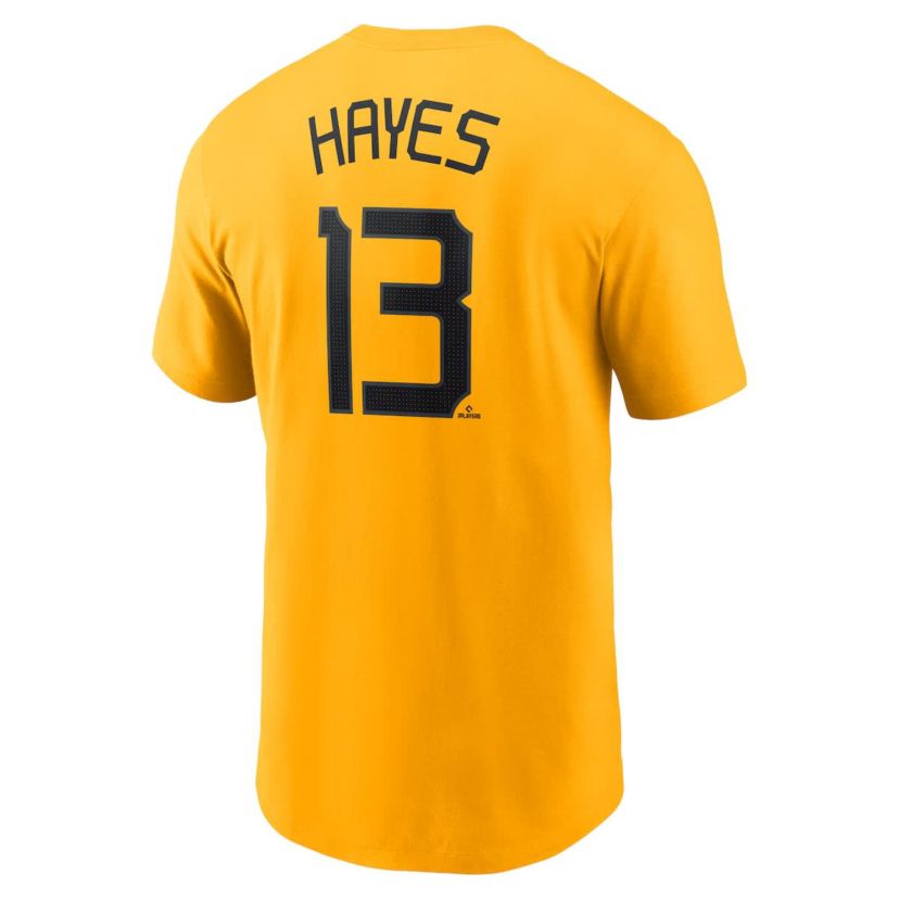 MLB Nike KeBryan Hayes Pittsburgh Pirates Fuse City Connect Name & Number T-Shirt