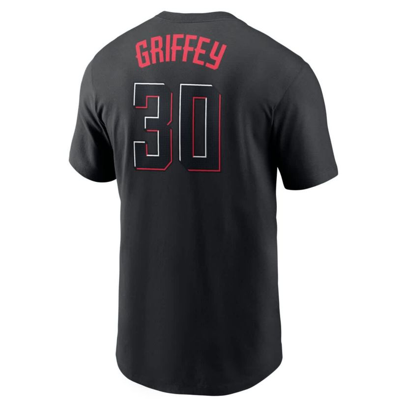 MLB Nike Ken Griffey Jr. Cincinnati Reds City Connect Fuse Name & Number T-Shirt