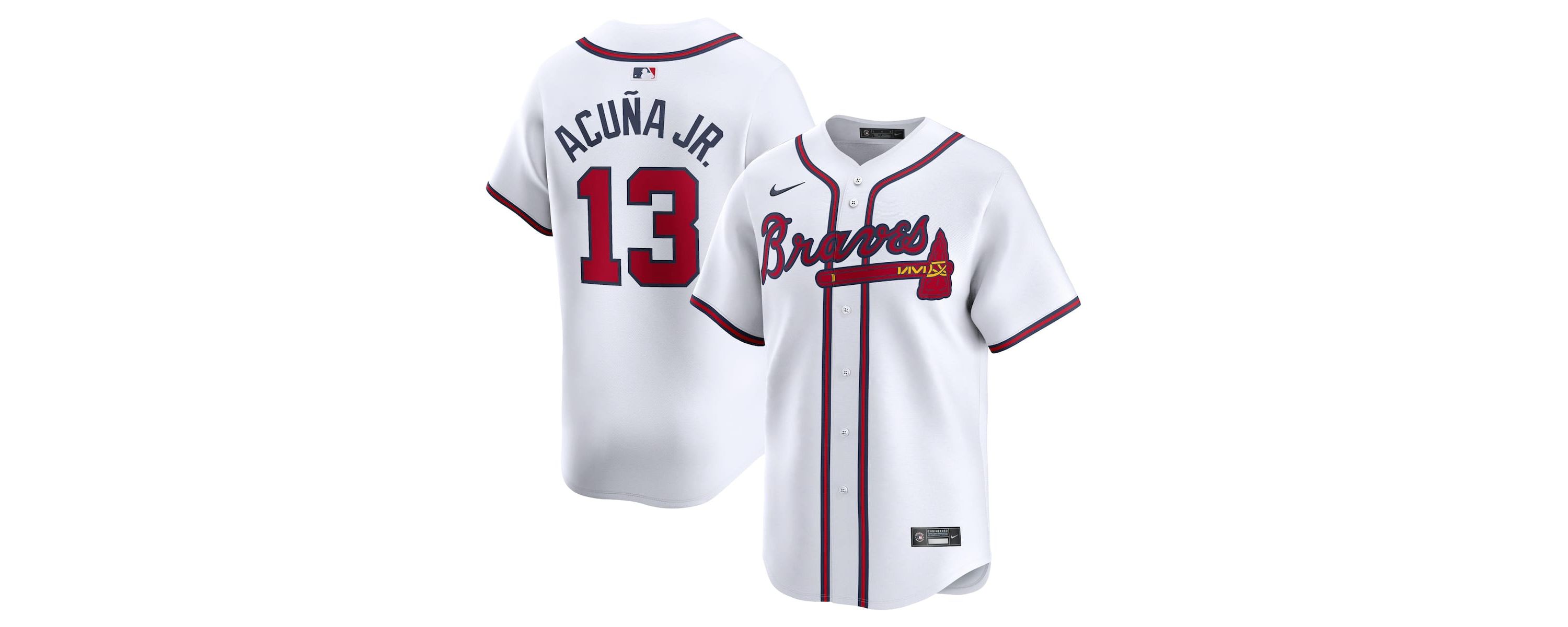 MLB Nike Ronald Acuña Jr. Atlanta Braves Home Limited Player Jersey