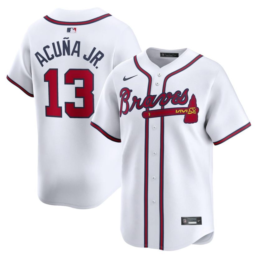 MLB Nike Ronald Acuña Jr. Atlanta Braves Home Limited Player Jersey