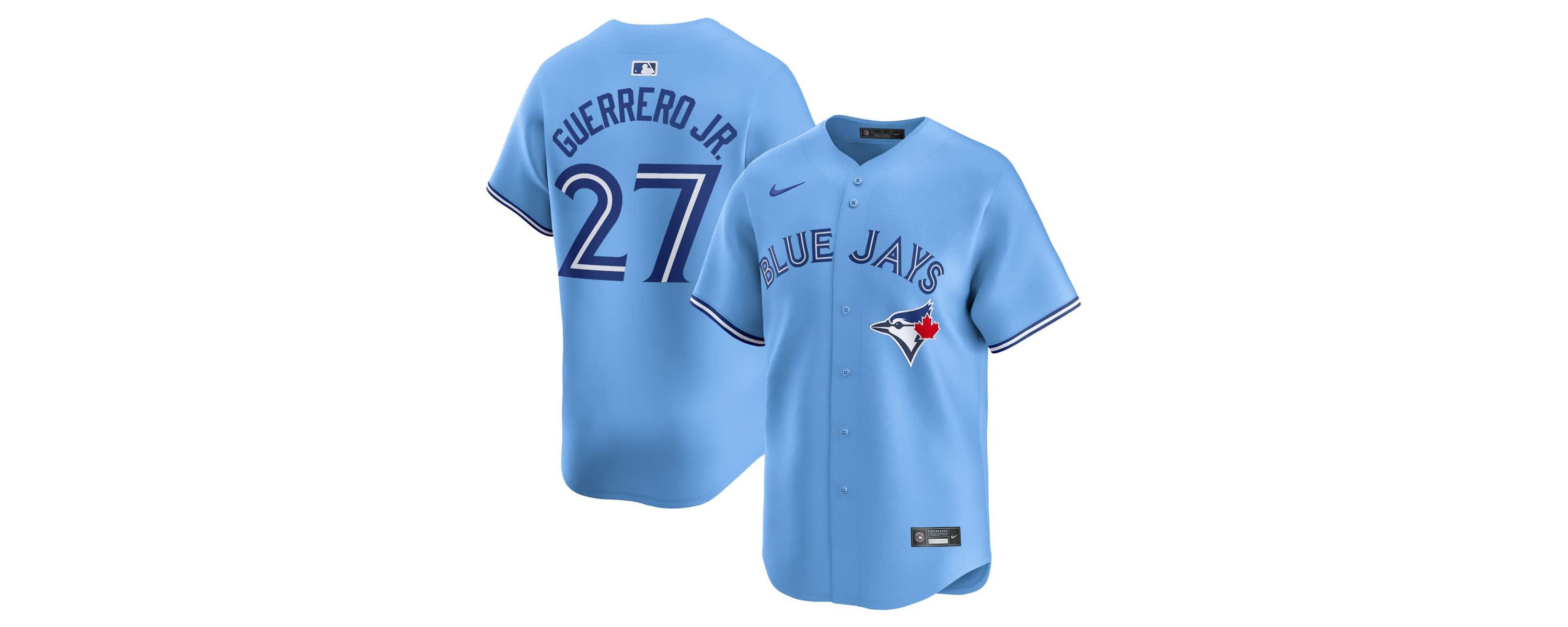 Toronto Blue Jays MLB Nike Vladimir Guerrero Jr. Powder Toronto Jays Alternate Limited Player Jersey