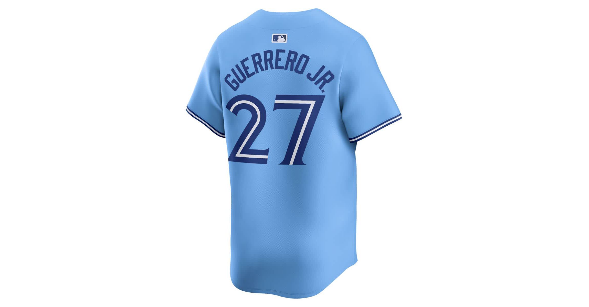 Toronto Blue Jays MLB Nike Vladimir Guerrero Jr. Powder Toronto Jays Alternate Limited Player Jersey