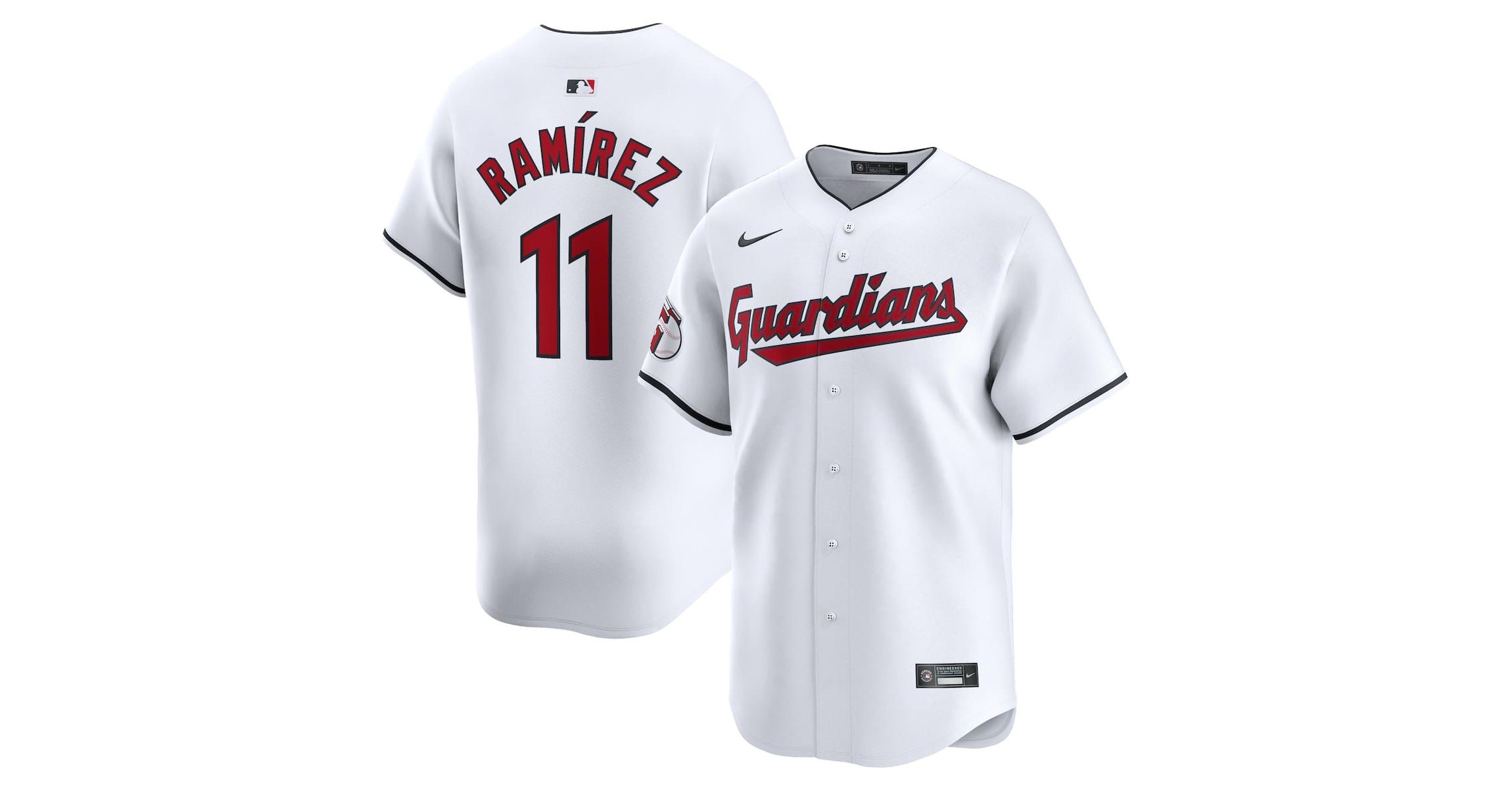 MLB Nike Jose Ramirez Cleveland Guardians Home Limited Player Jersey