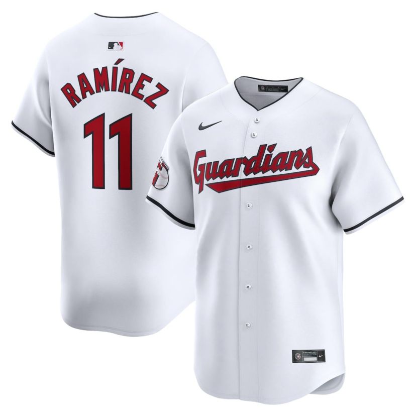 MLB Nike Jose Ramirez Cleveland Guardians Home Limited Player Jersey