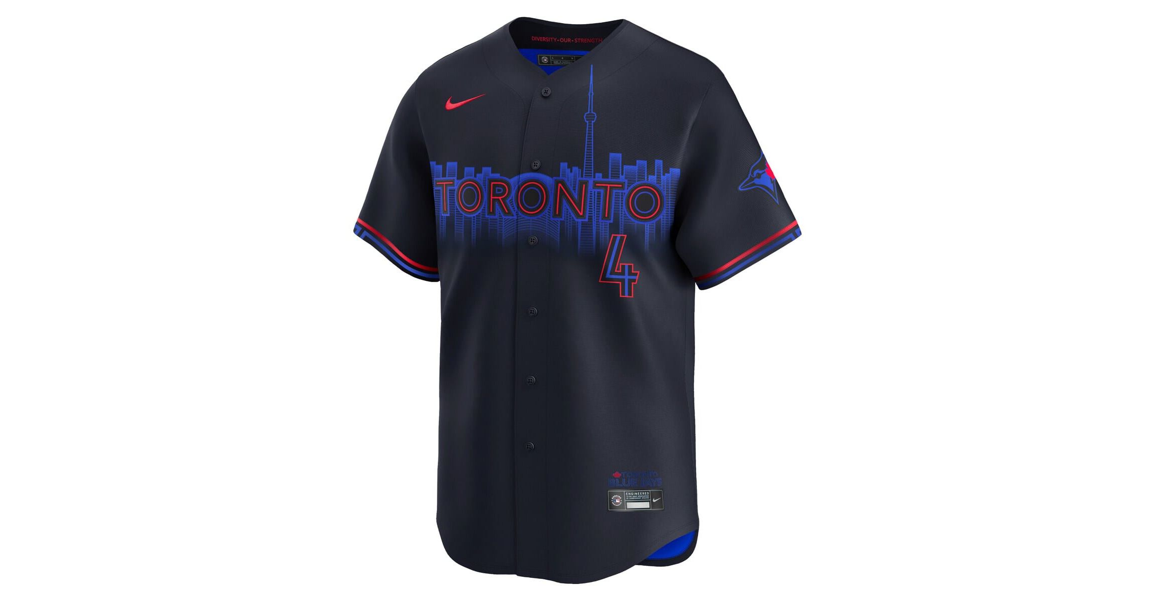 Toronto Blue Jays MLB Nike George Springer Toronto Jays 2024 City Connect Limited Player Jersey