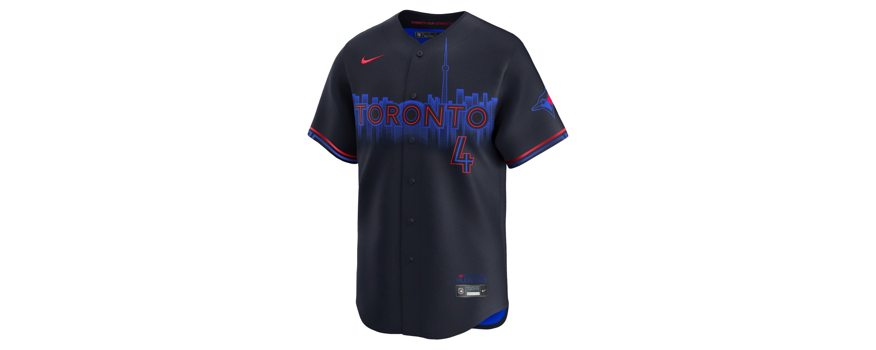 Toronto Blue Jays MLB Nike George Springer Toronto Jays 2024 City Connect Limited Player Jersey