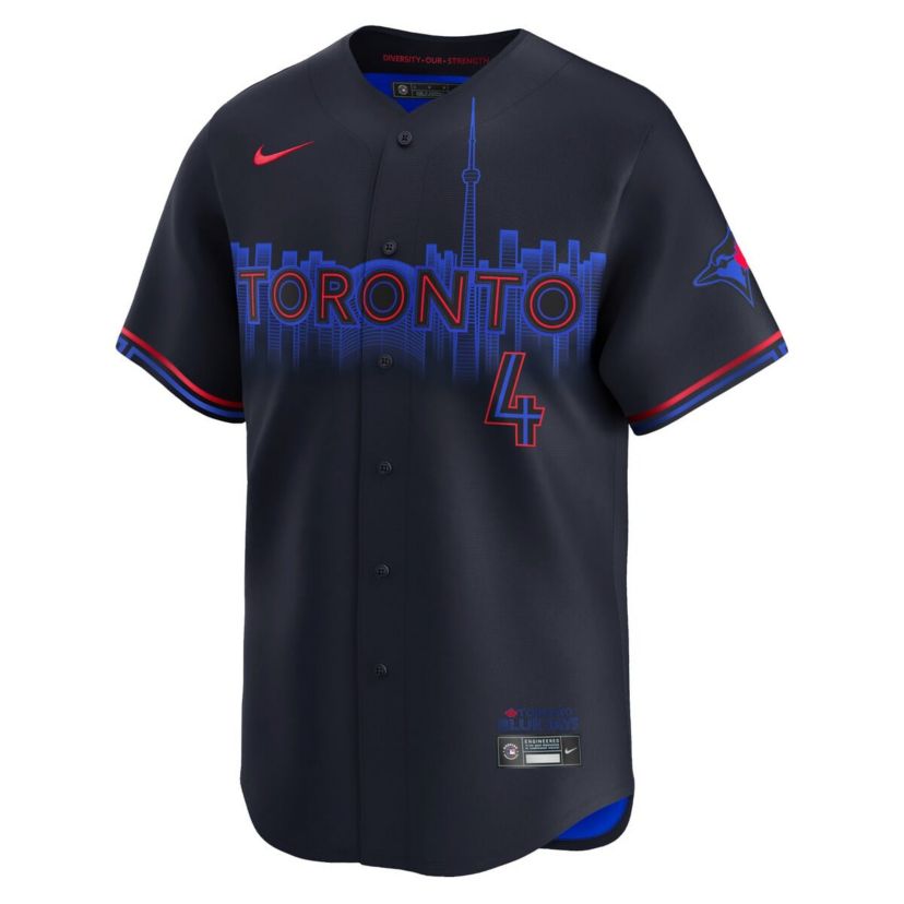 Toronto Blue Jays MLB Nike George Springer Toronto Jays 2024 City Connect Limited Player Jersey