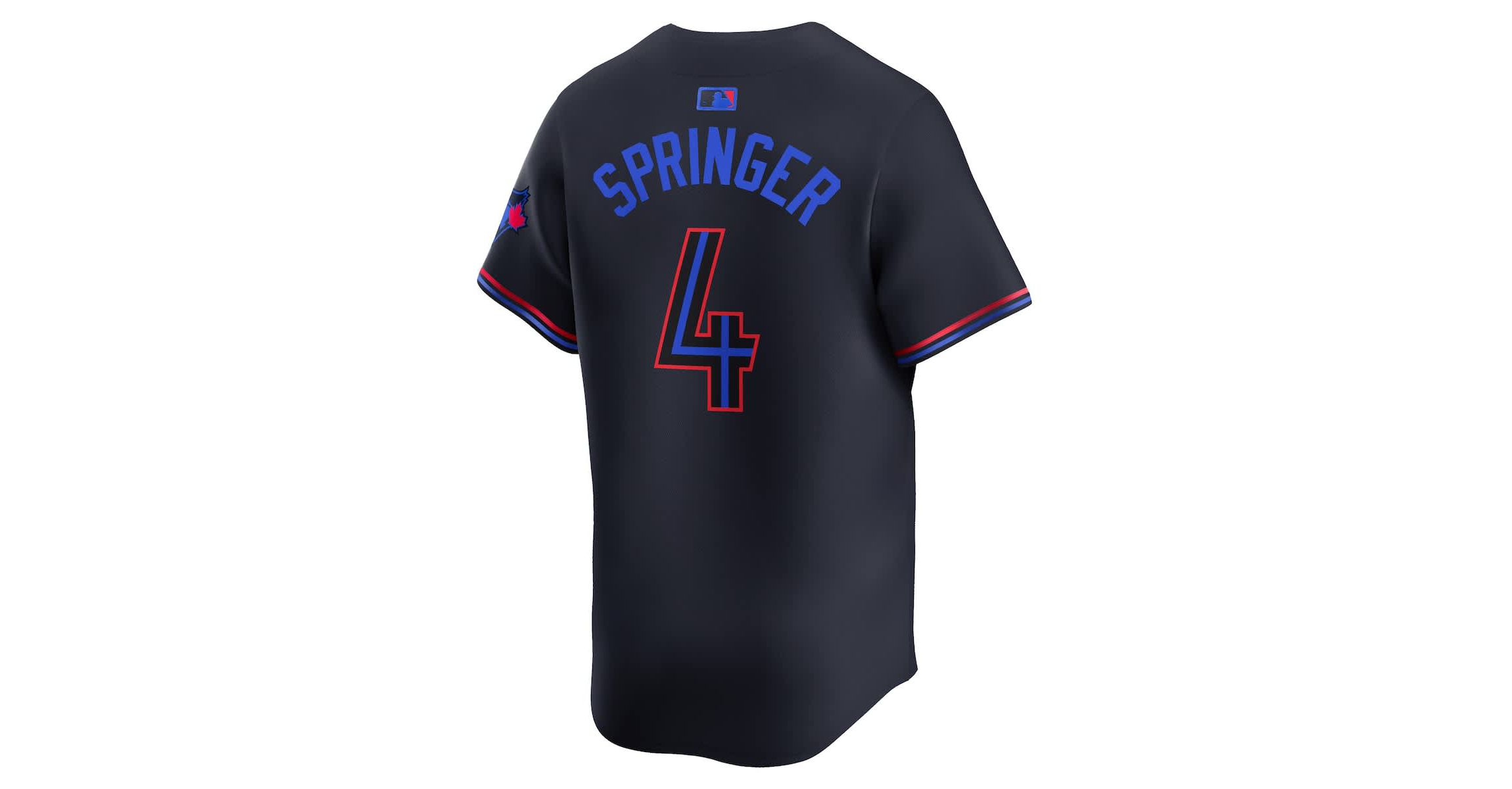Toronto Blue Jays MLB Nike George Springer Toronto Jays 2024 City Connect Limited Player Jersey