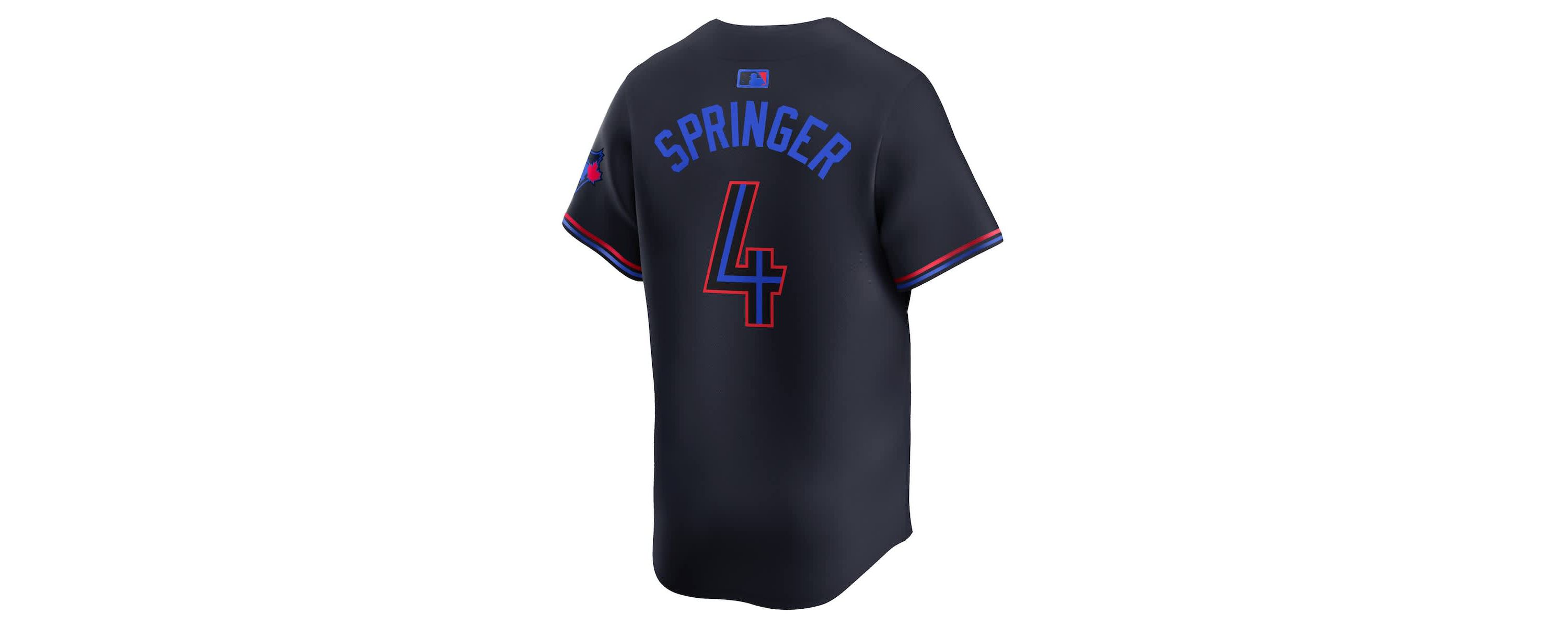 Toronto Blue Jays MLB Nike George Springer Toronto Jays 2024 City Connect Limited Player Jersey