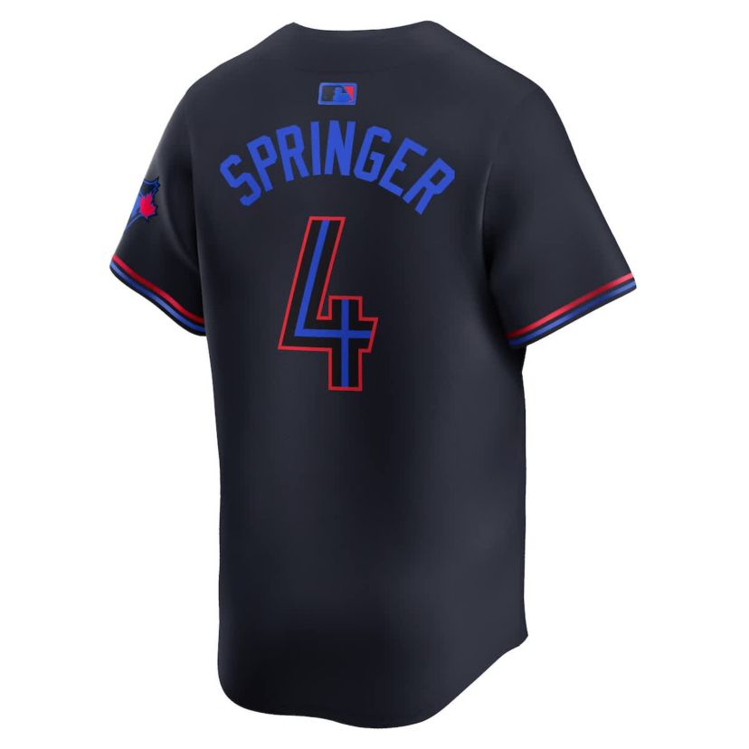 Toronto Blue Jays MLB Nike George Springer Toronto Jays 2024 City Connect Limited Player Jersey
