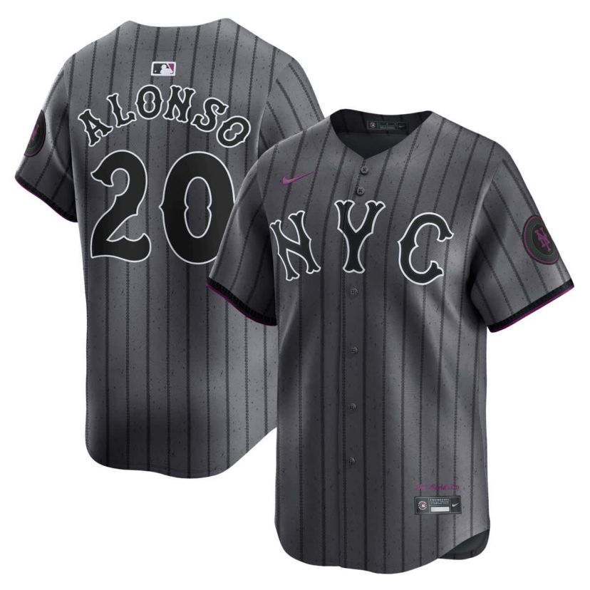 MLB Nike Pete Alonso New York Mets 2024 City Connect Limited Player Jersey