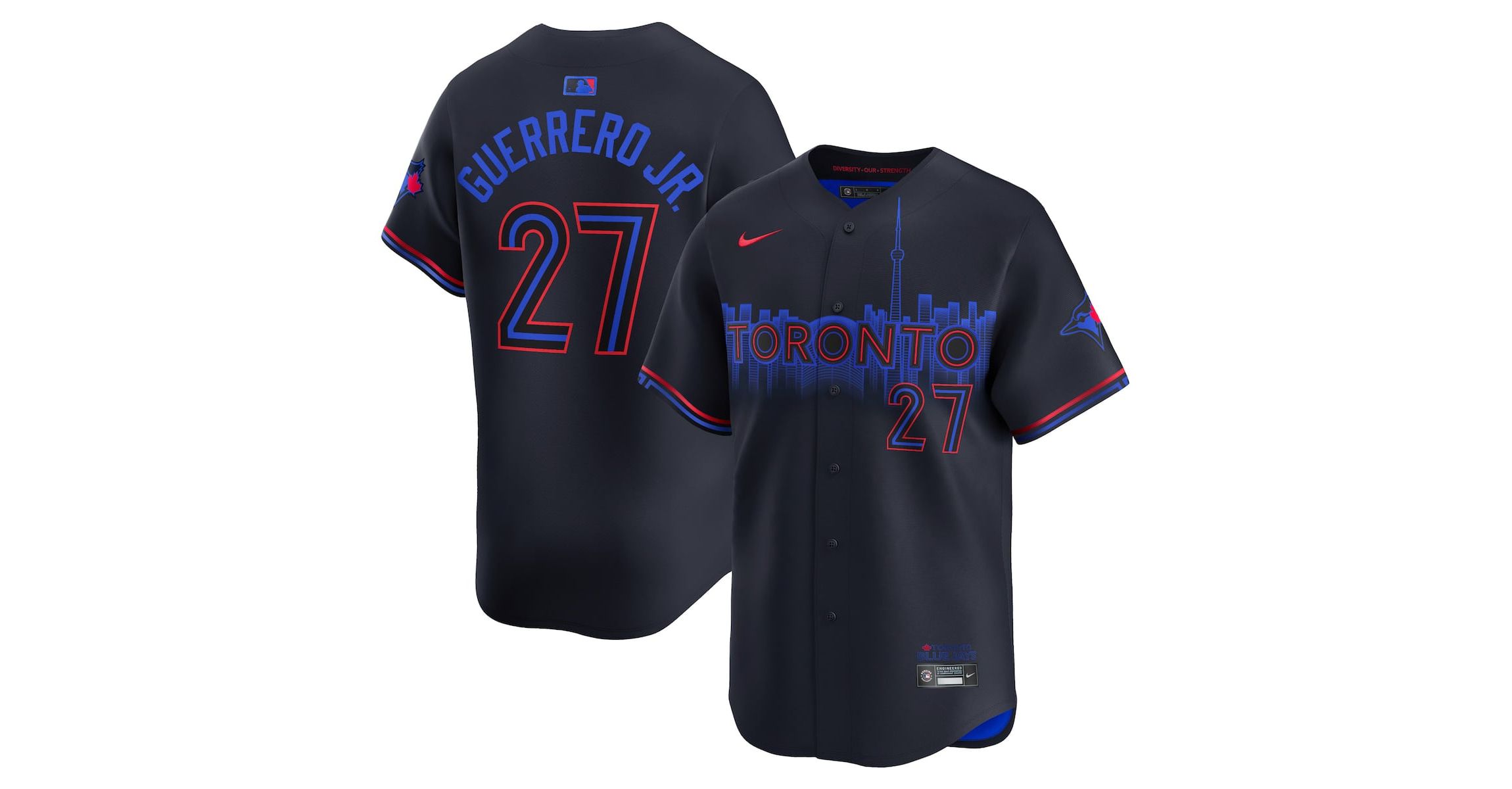 Toronto Blue Jays MLB Nike Vladimir Guerrero Jr. Toronto Jays 2024 City Connect Limited Player Jersey