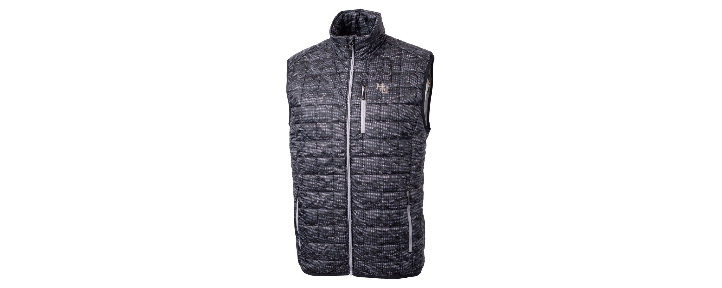 NCAA Mississippi State Bulldogs Rainier PrimaLoft Eco Insulated Printed Full-Zip Puffer Vest