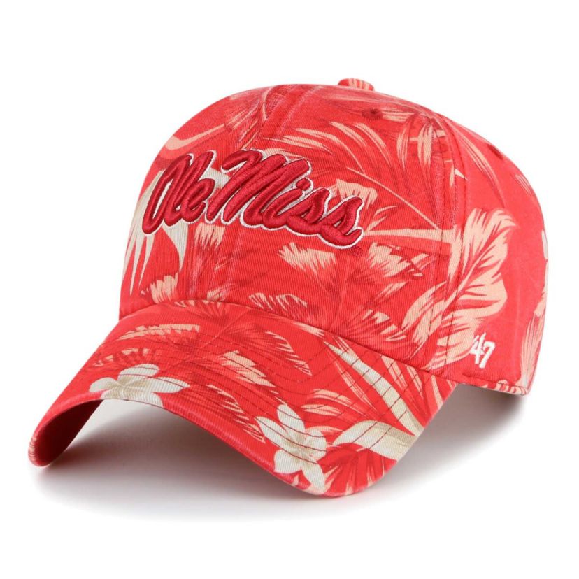NCAA Ole Miss Rebels Tropicalia Clean Up Adjustable Hat
