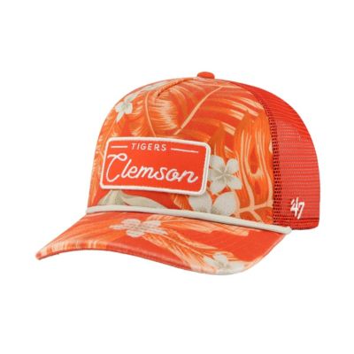'47 Men's NCAA Clemson Tigers Tropicalia Hitch Adjustable Hat, Orange