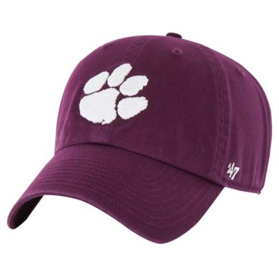 '47 Men's NCAA Clemson Tigers Vintage Clean Up Adjustable Hat